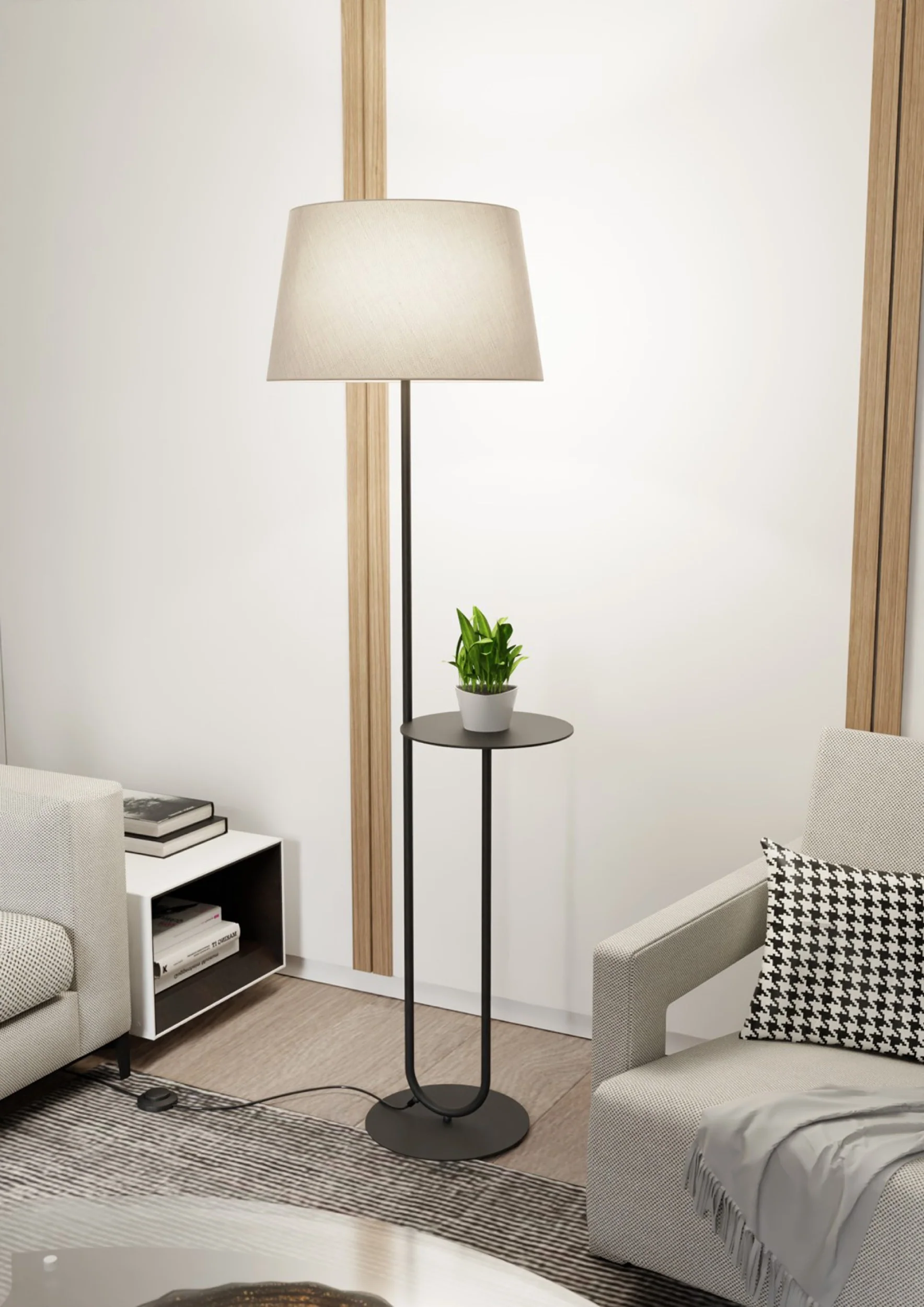 Lampa podłogowa Hotel beżowa - Image 4