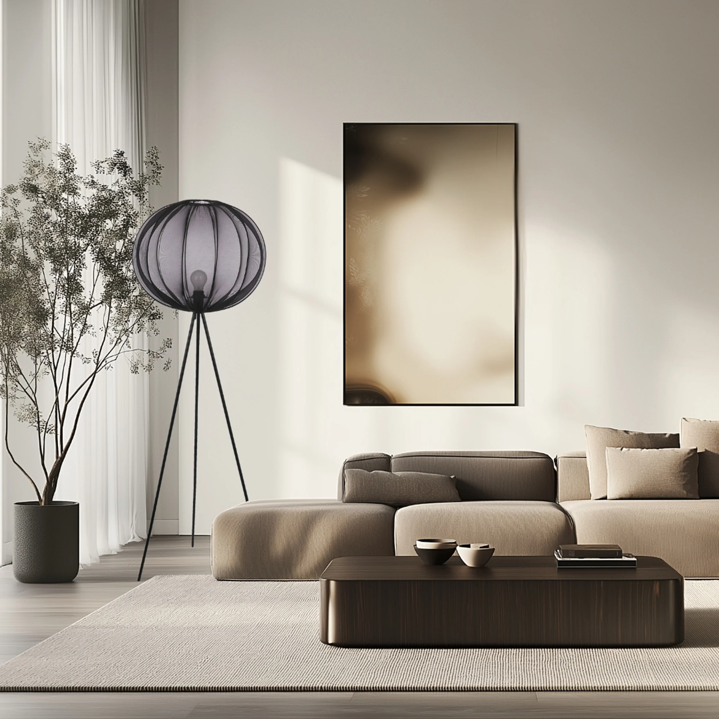 Lampa podłogowa Mellow czarna E27 40W z czarnym abażurem - Image 2