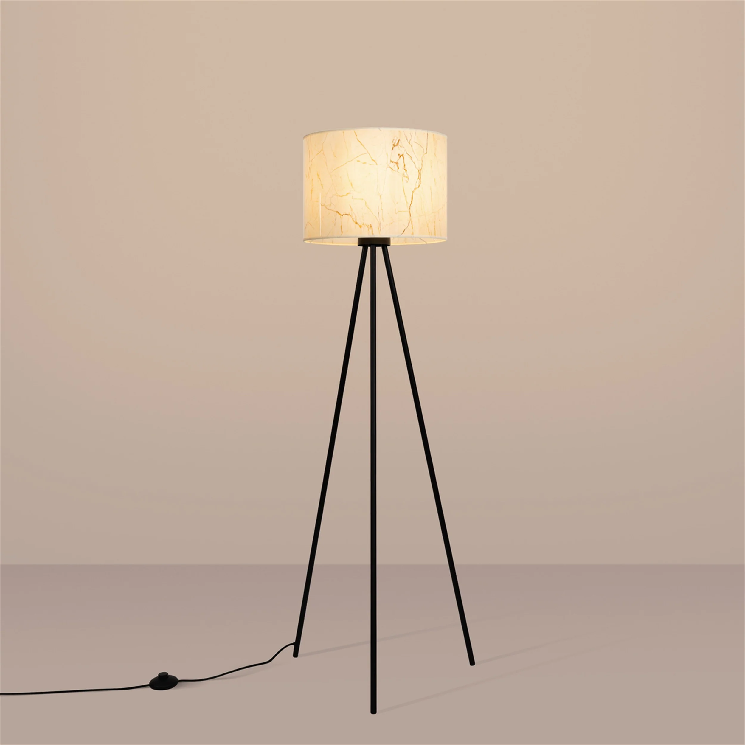 Lampa podłogowa Nevia beżowy marmur - Image 4