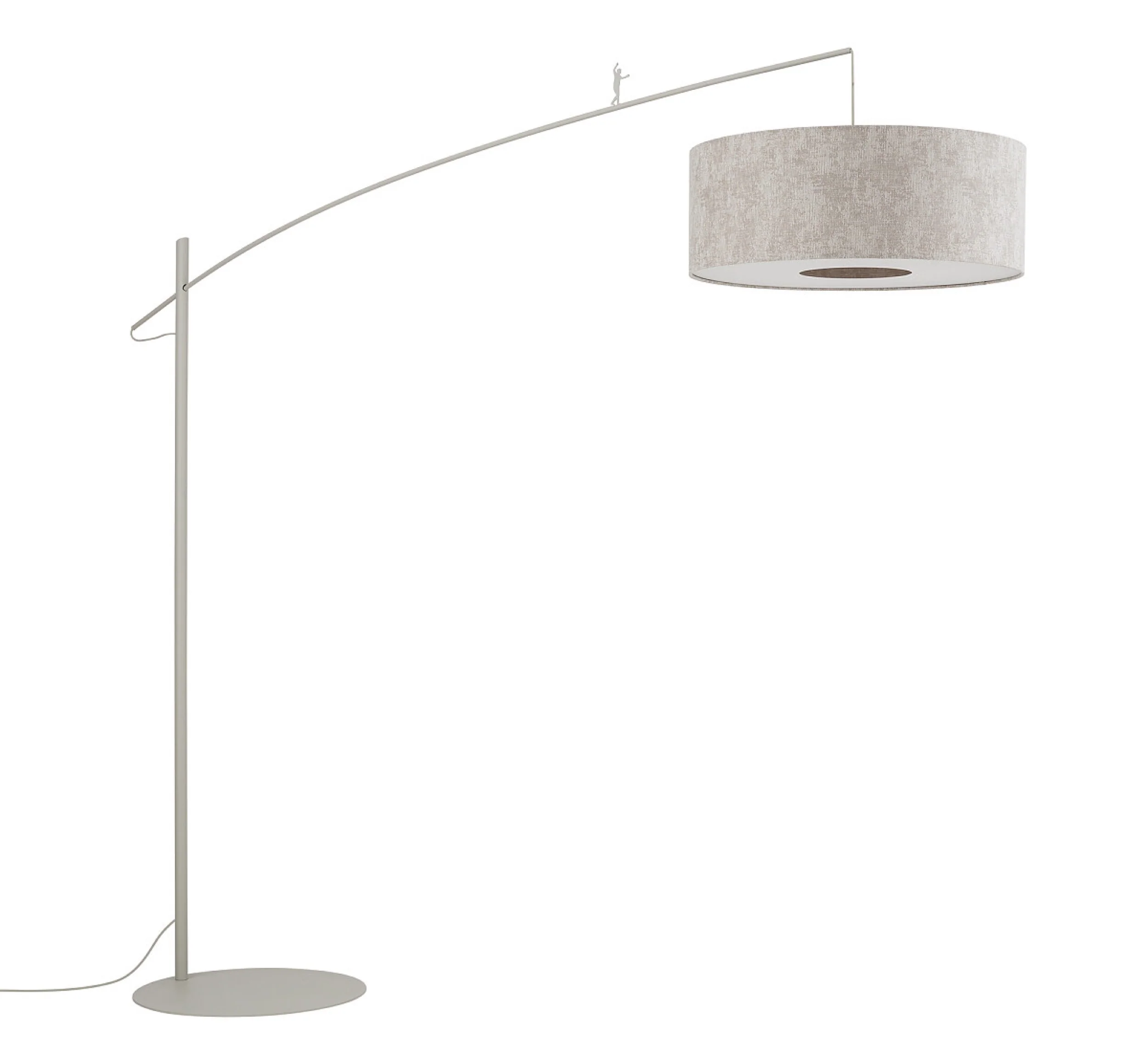 Lampa podłogowa Poise 230x255 cm szara - Image 4