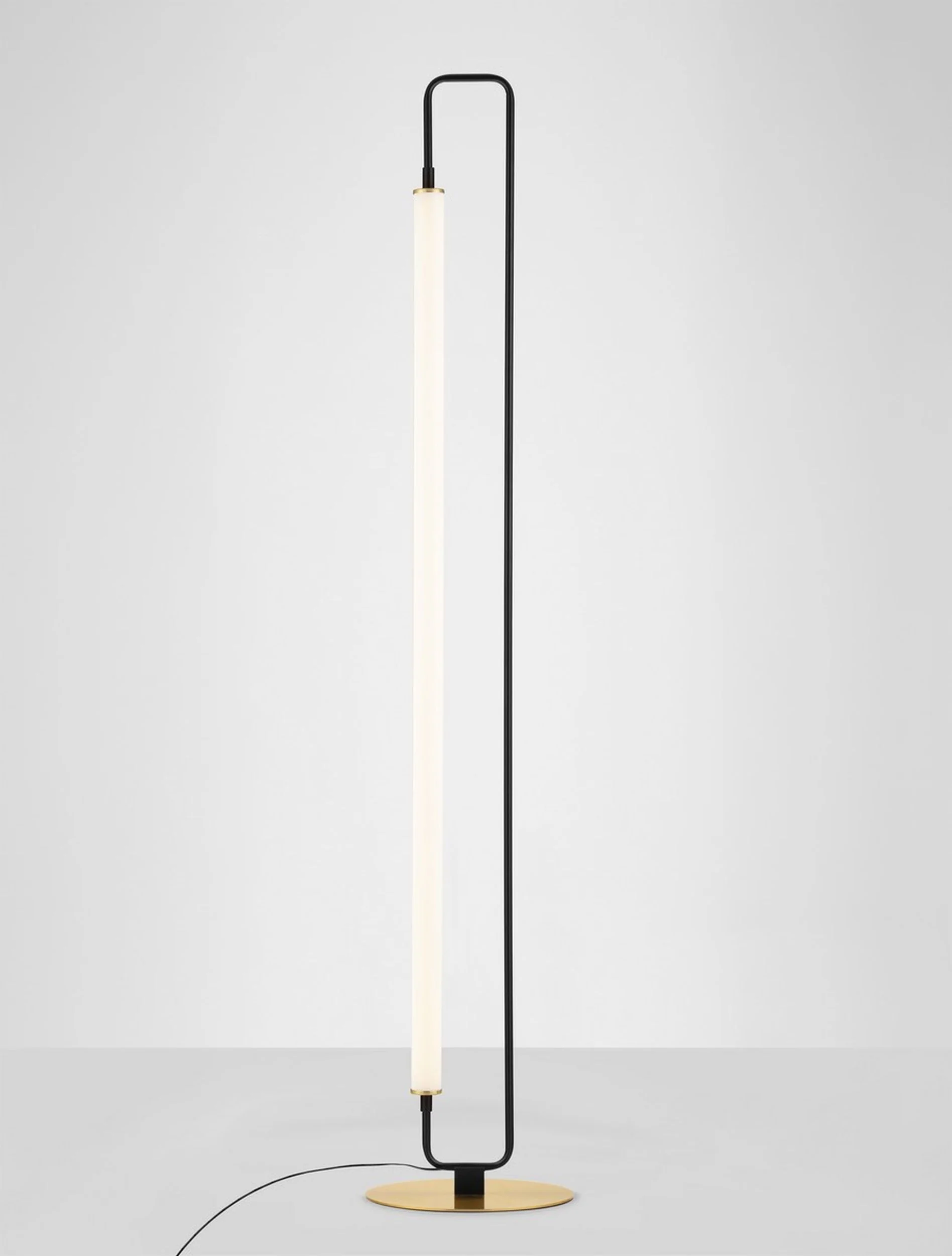 Lampa podłogowa Poucil LED złoto-czarna - Image 3