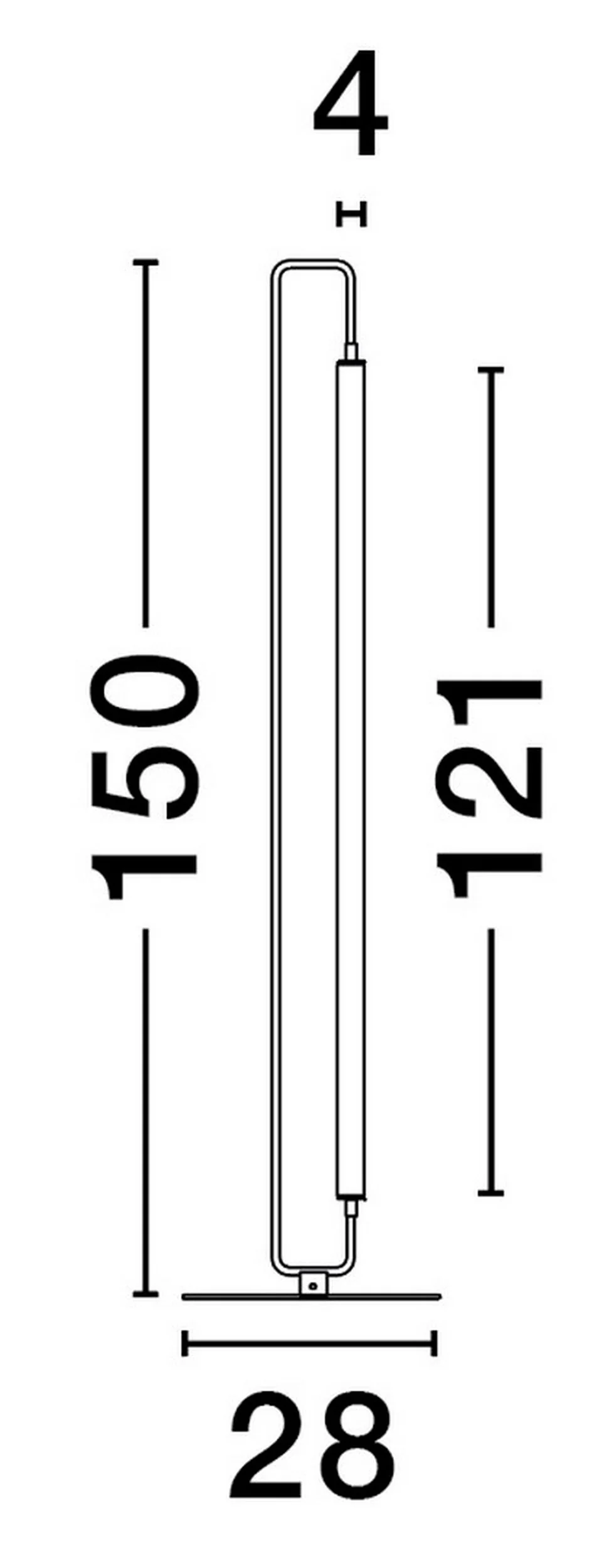 Lampa podłogowa Poucil LED złoto-czarna - Image 8
