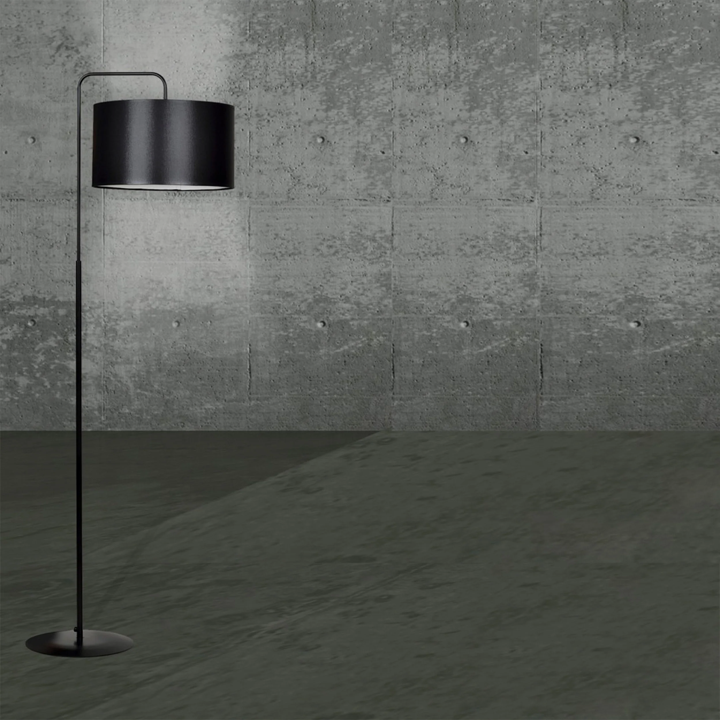 Lampa podłogowa Trapo czarna - Image 2