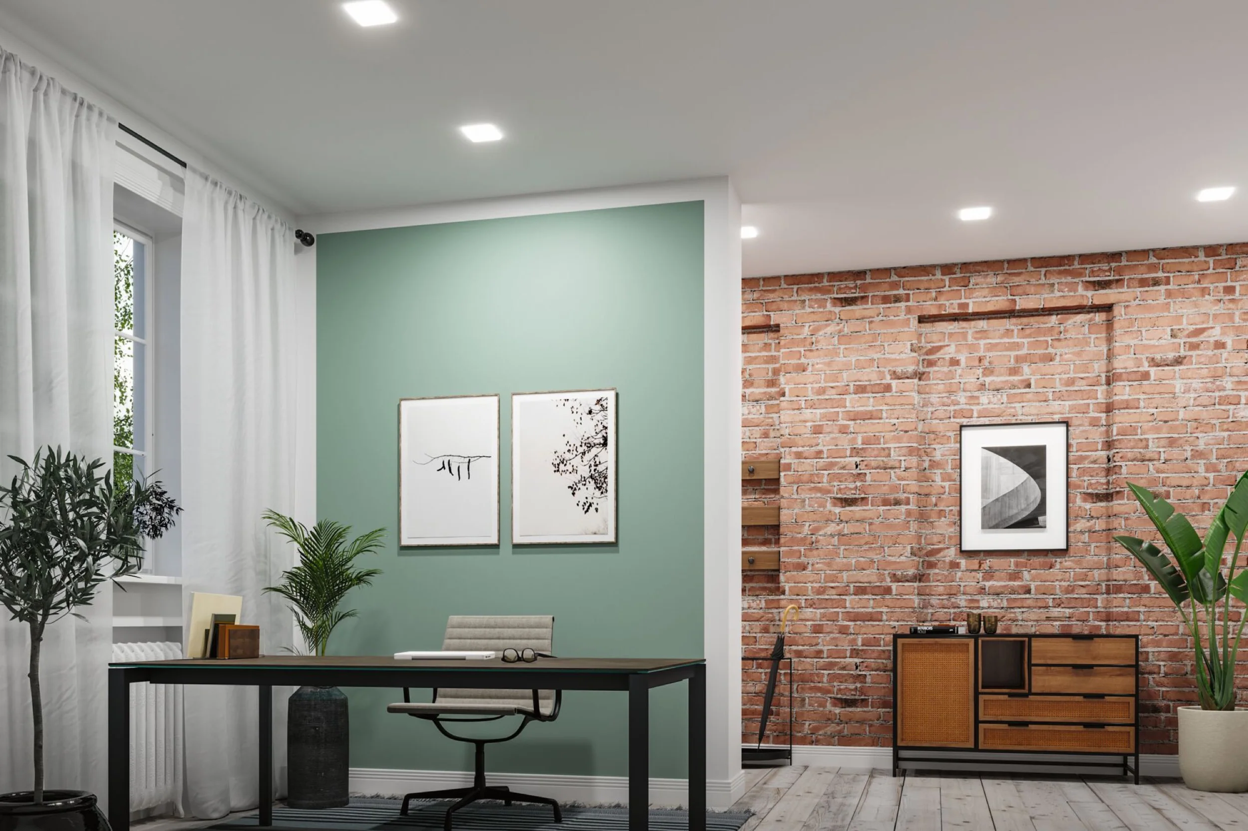 Lampa podtynkowa bezramkowa Veluna LED 12x12 cm 4000K biała - Image 3