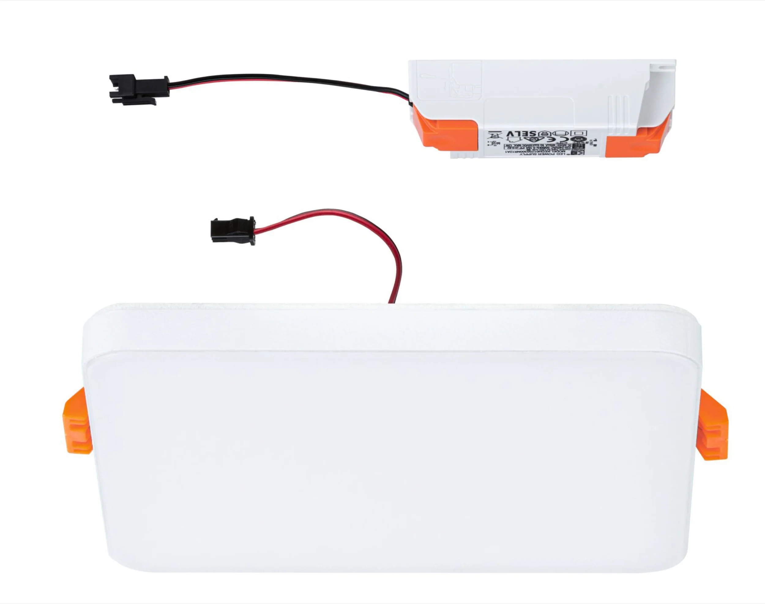 Lampa podtynkowa bezramkowa Veluna LED 12x12 cm 4000K biała - Image 5