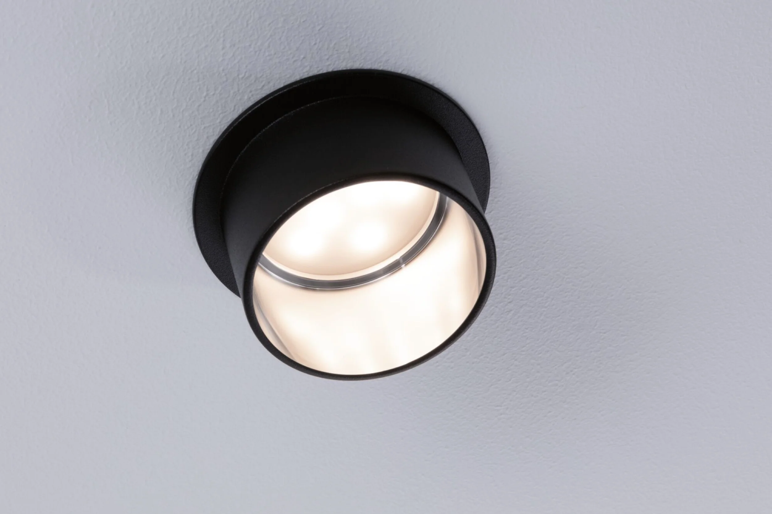 Lampa podtynkowa Gil LED czarno-srebrny mat - Image 5
