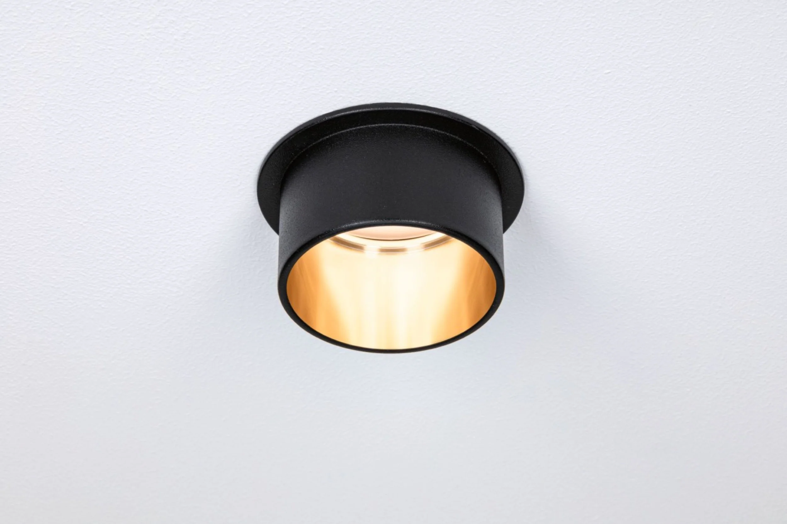 Lampa podtynkowa Gil LED czarno-złoty mat - Image 3
