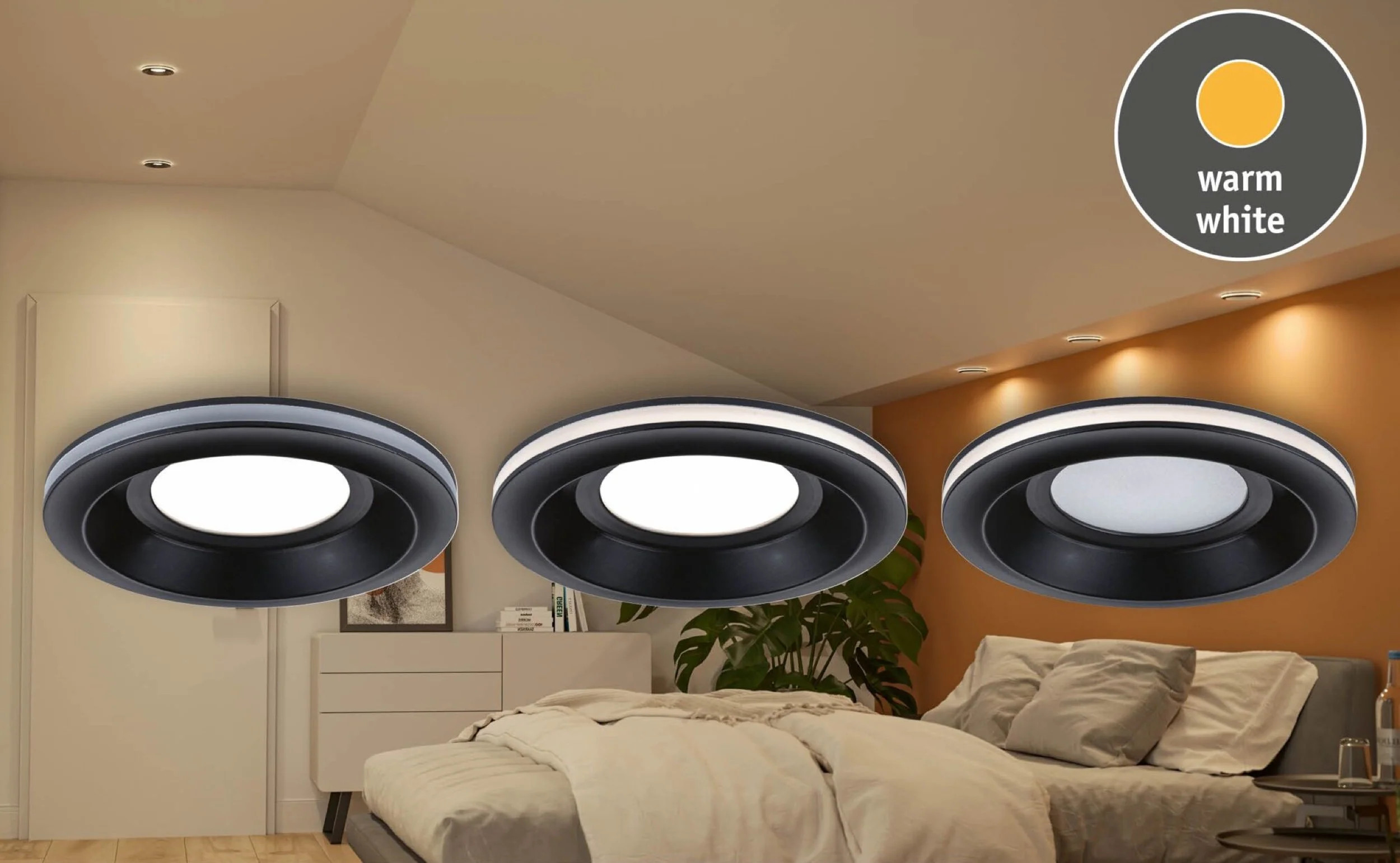 Lampa podtynkowa Sormus LED czarna - Image 2