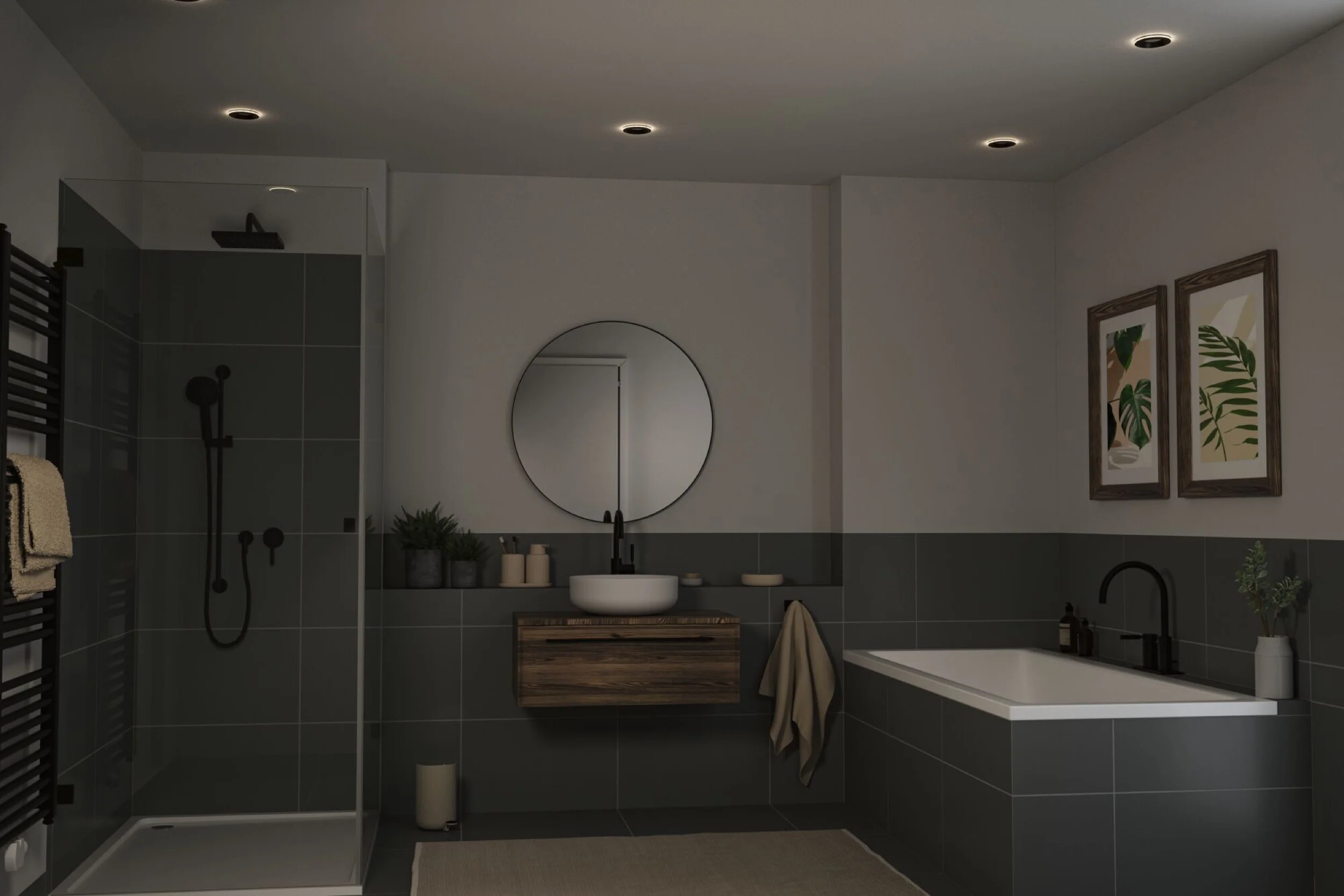 Lampa podtynkowa Sormus LED czarna - Image 4