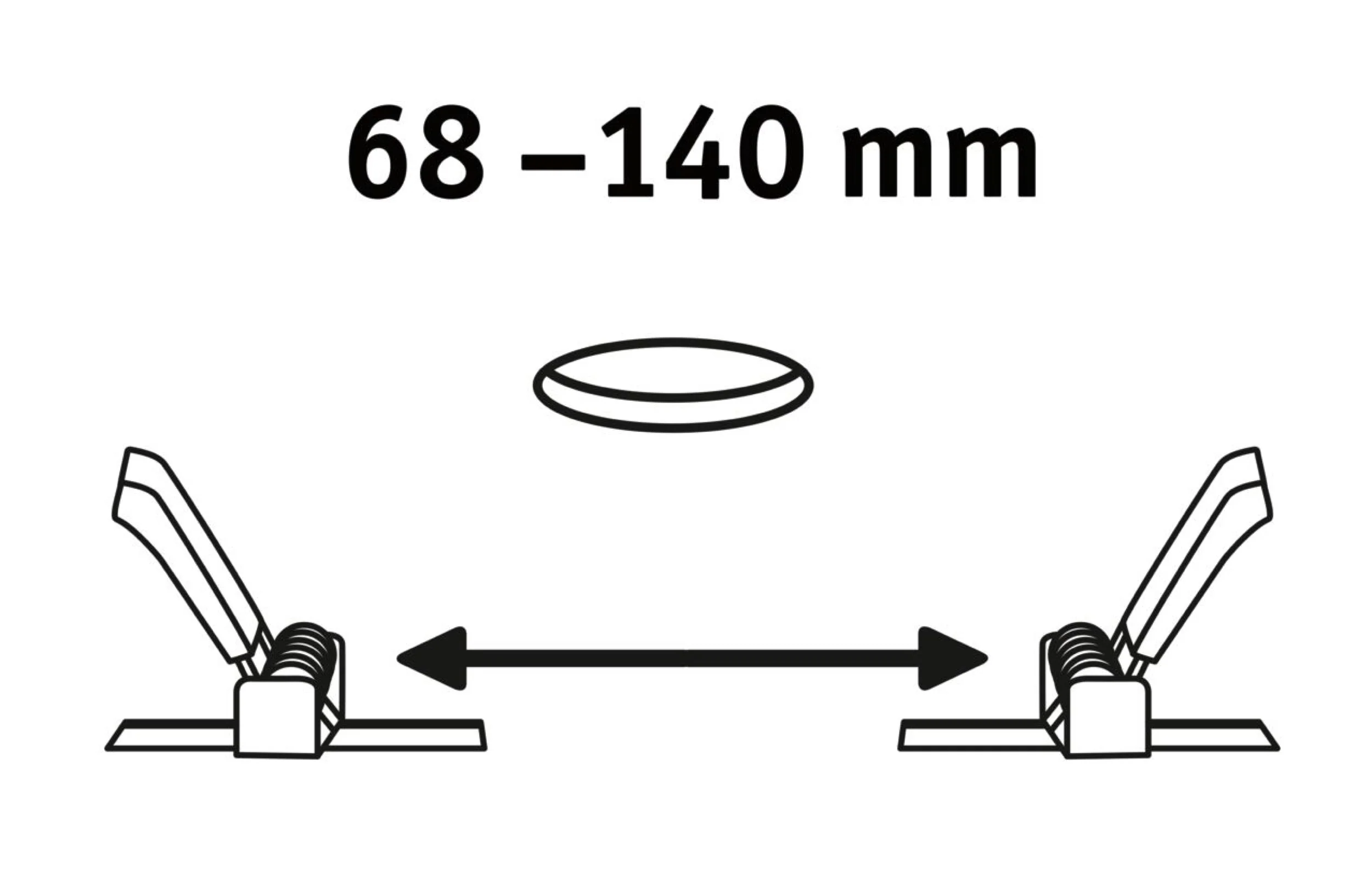 Lampa podtynkowa Veluna LED 16 cm 3000K biała - Image 2