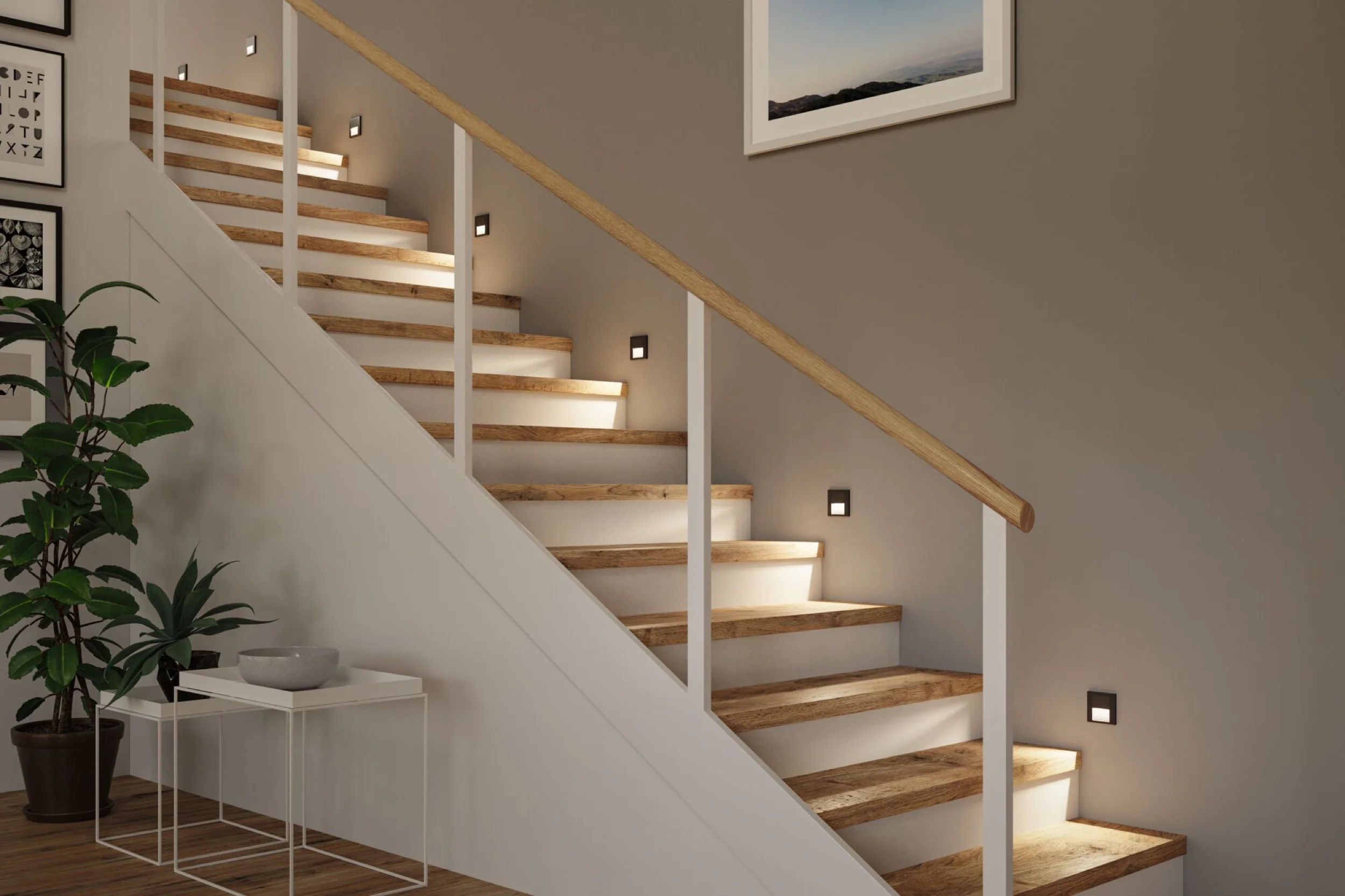 Lampa przyschodowa Tsaro LED czarny mat - Image 3