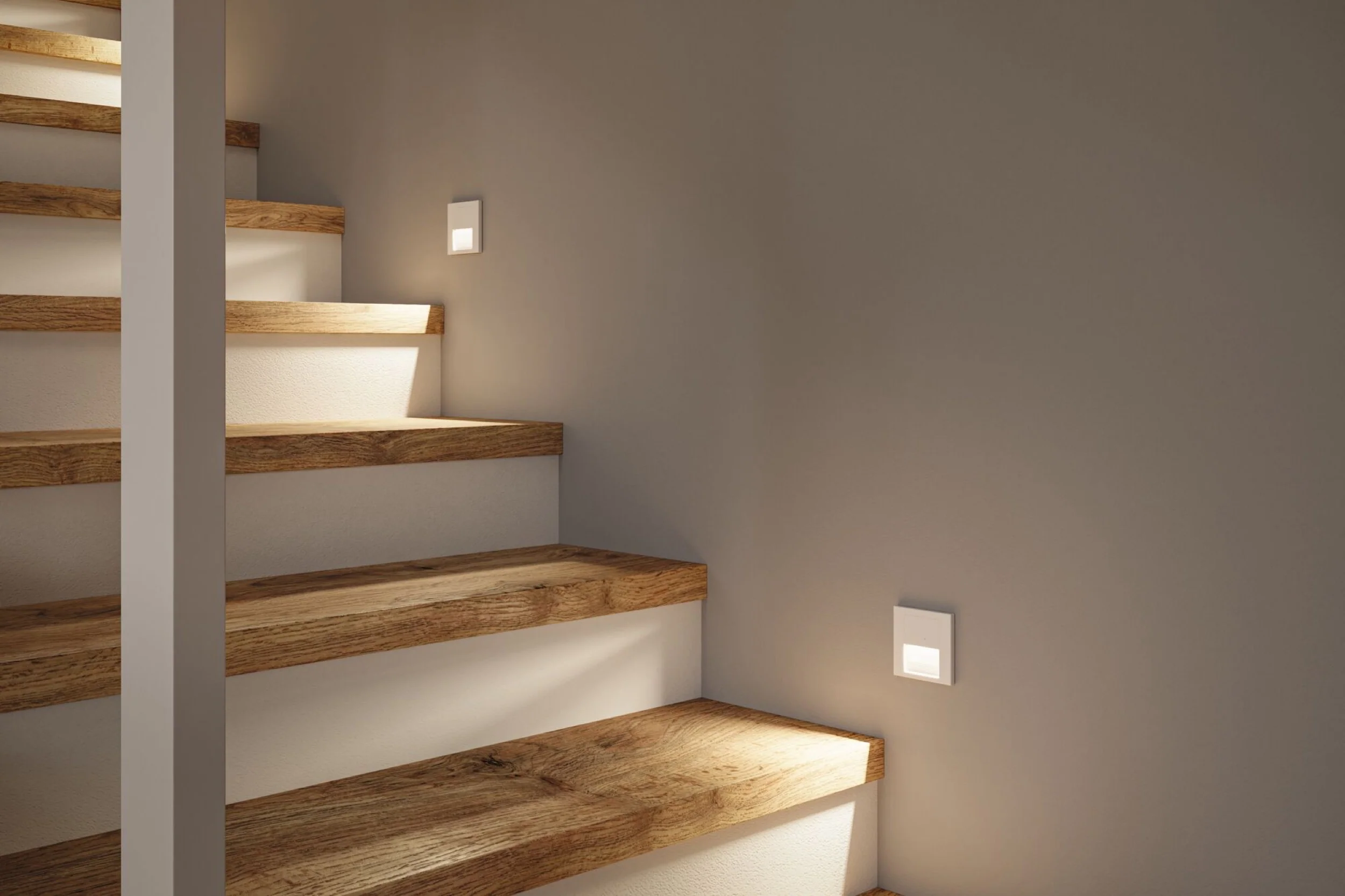 Lampa przyschodowa Tsaro LED z czujnikiem ruchu i zmierzchu biały mat - Image 4