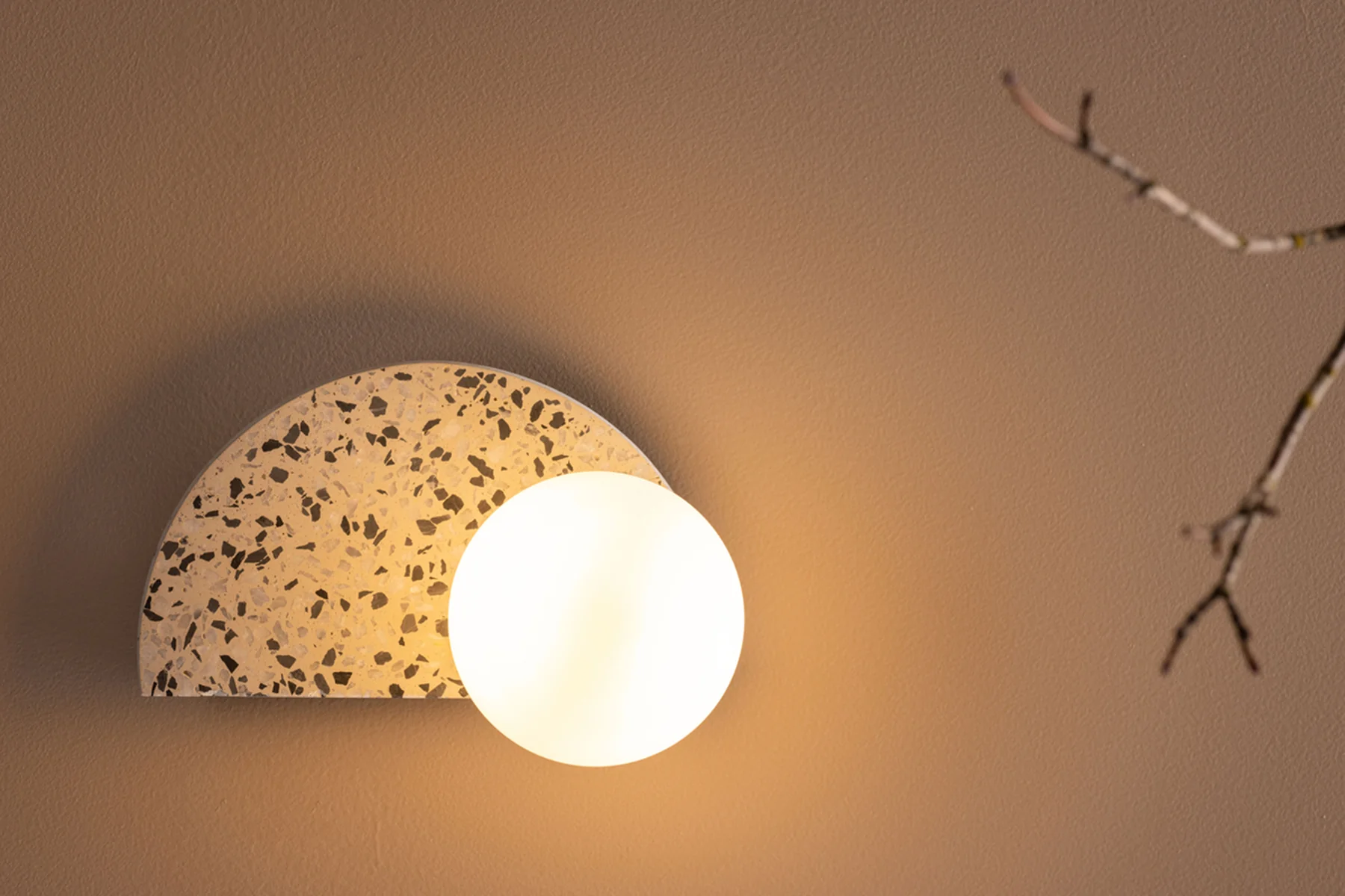 Lampa ścienna Abbeville 13 cm szara lastryko - Image 3