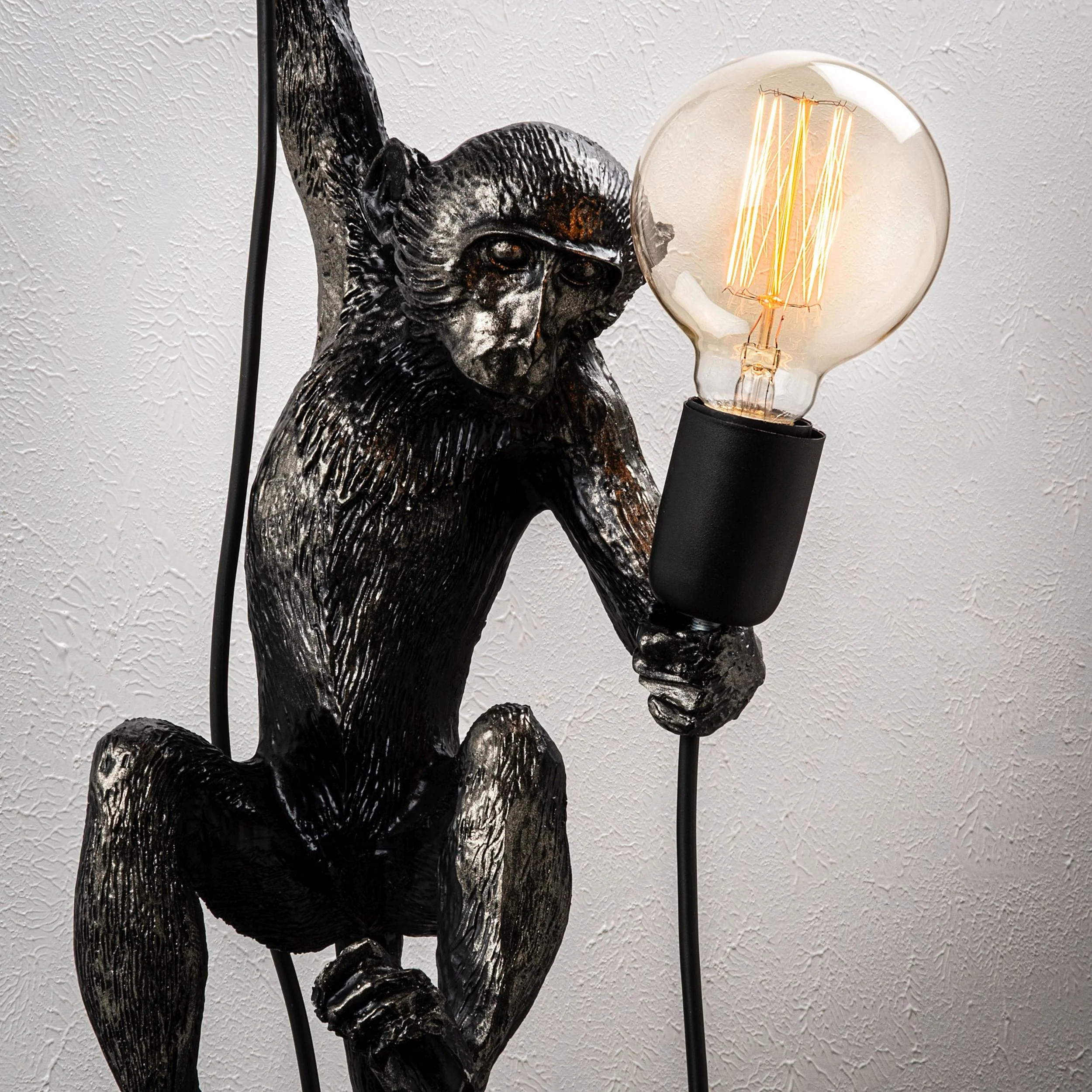 Lampa ścienna Proffitz z małpką czarna - Image 5