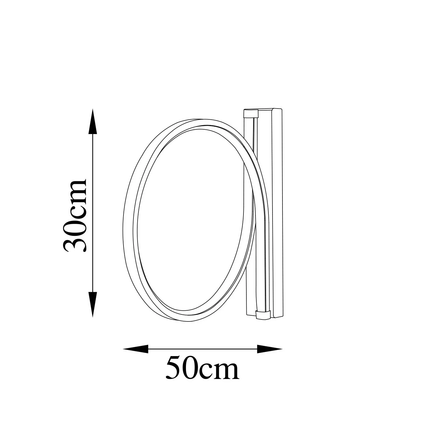 Lampa ścienna Soyally średnica 30 cm złota - Image 9