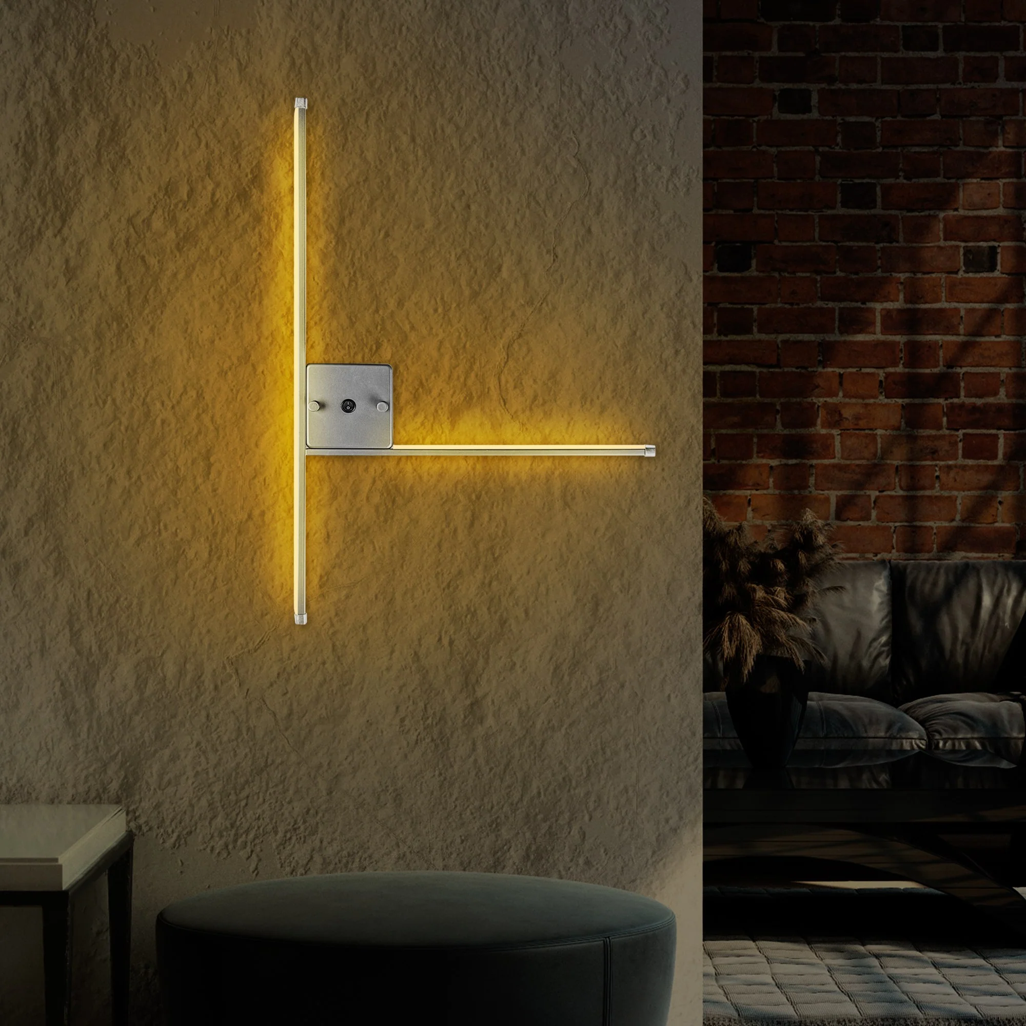 Lampa ścienna Spoirsey szara - Image 2