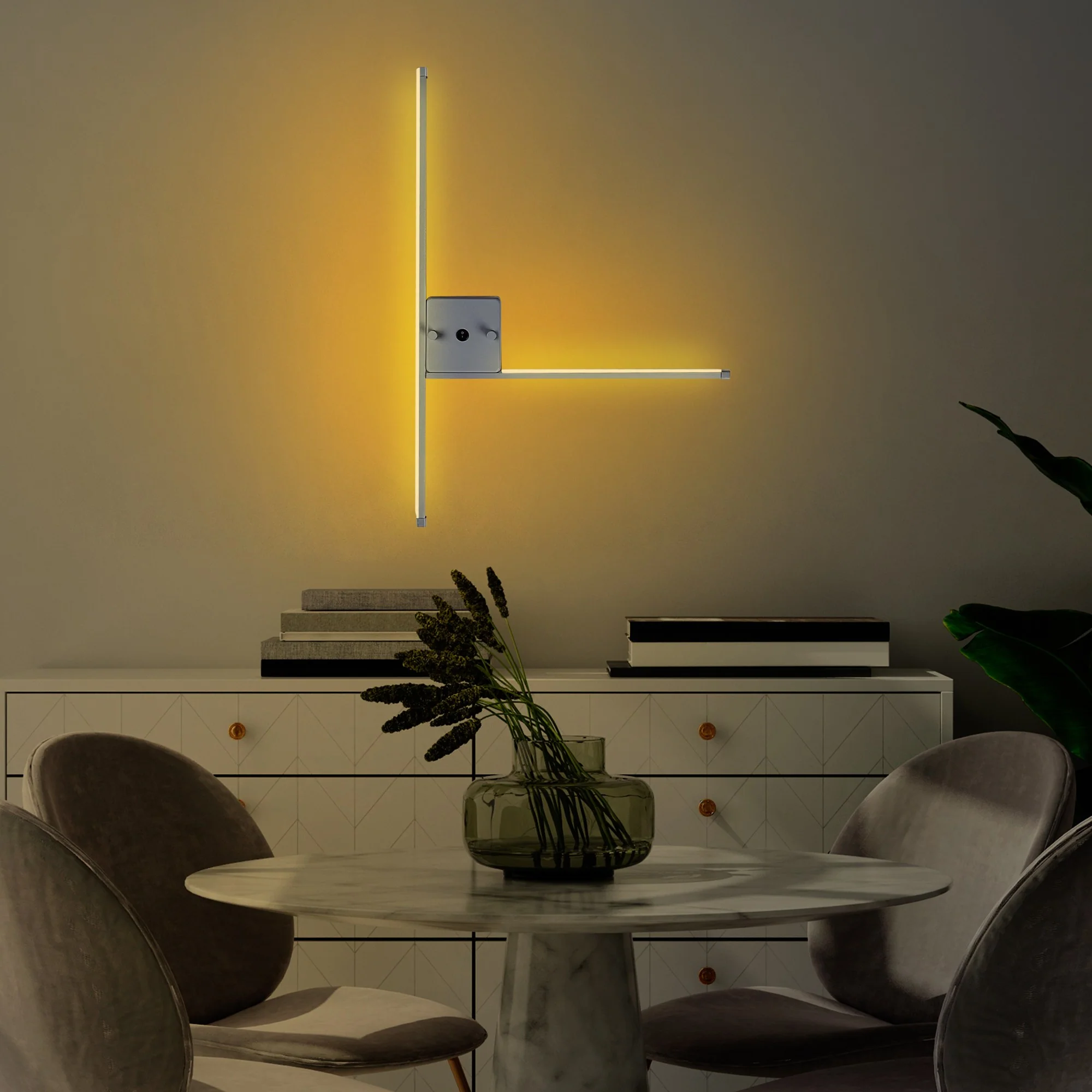 Lampa ścienna Spoirsey szara - Image 3