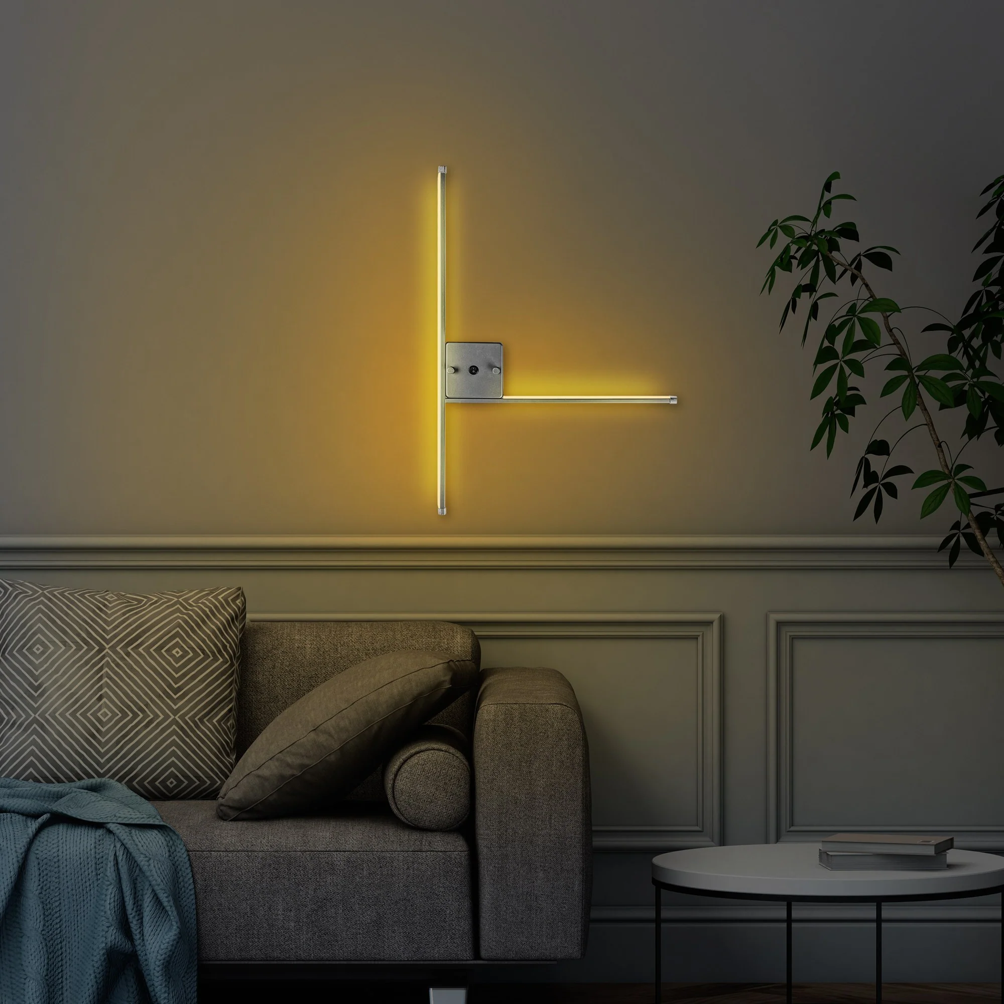 Lampa ścienna Spoirsey szara - Image 4