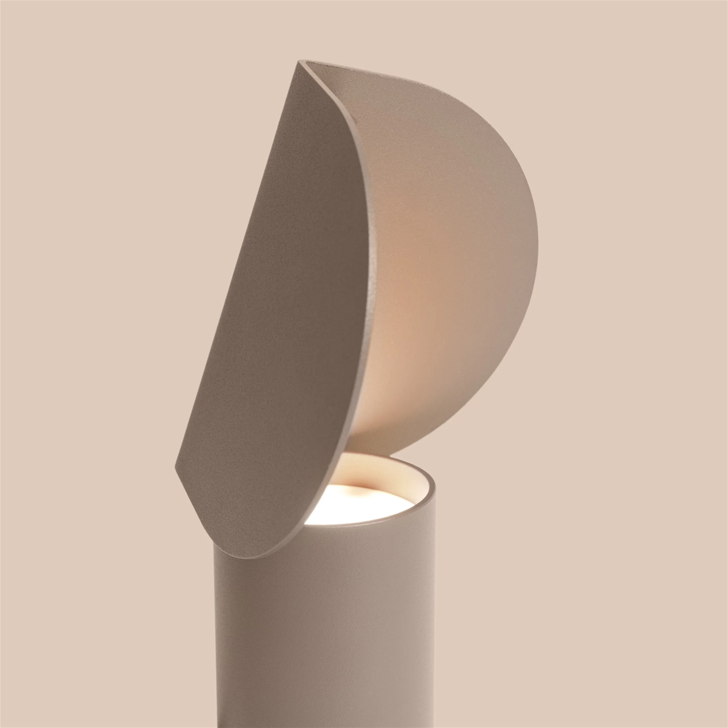Lampa stołowa Biscuit LED taupe - Image 5