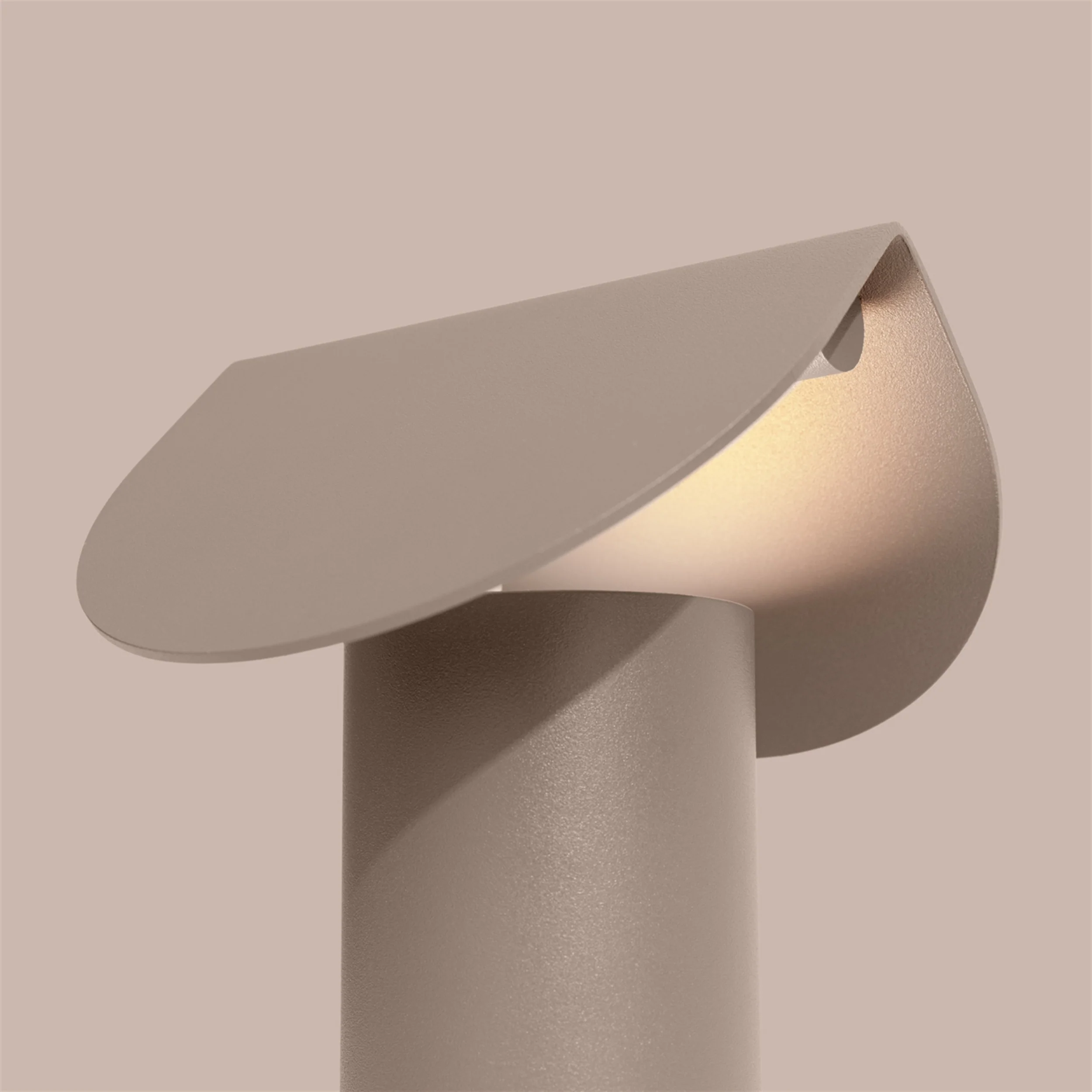 Lampa stołowa Biscuit LED taupe - Image 6