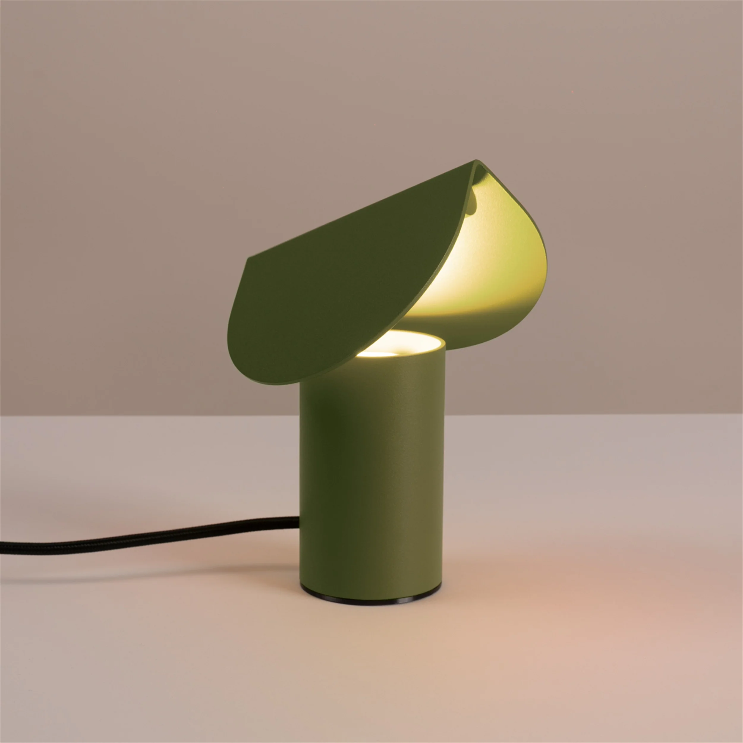 Lampa stołowa Biscuit LED zielona oliwka - Image 3