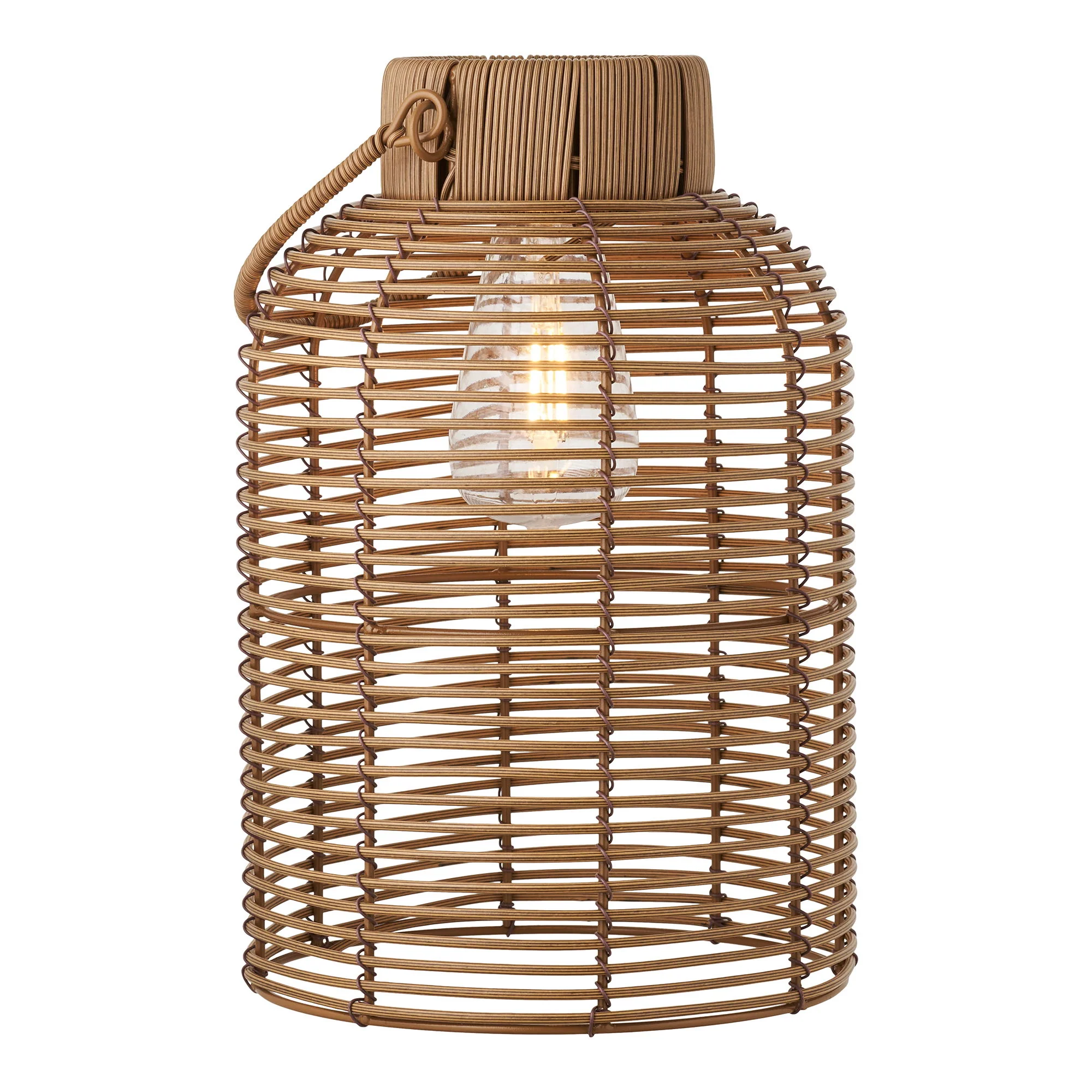 Lampa stołowa Brentford solarna brązowa - Image 3