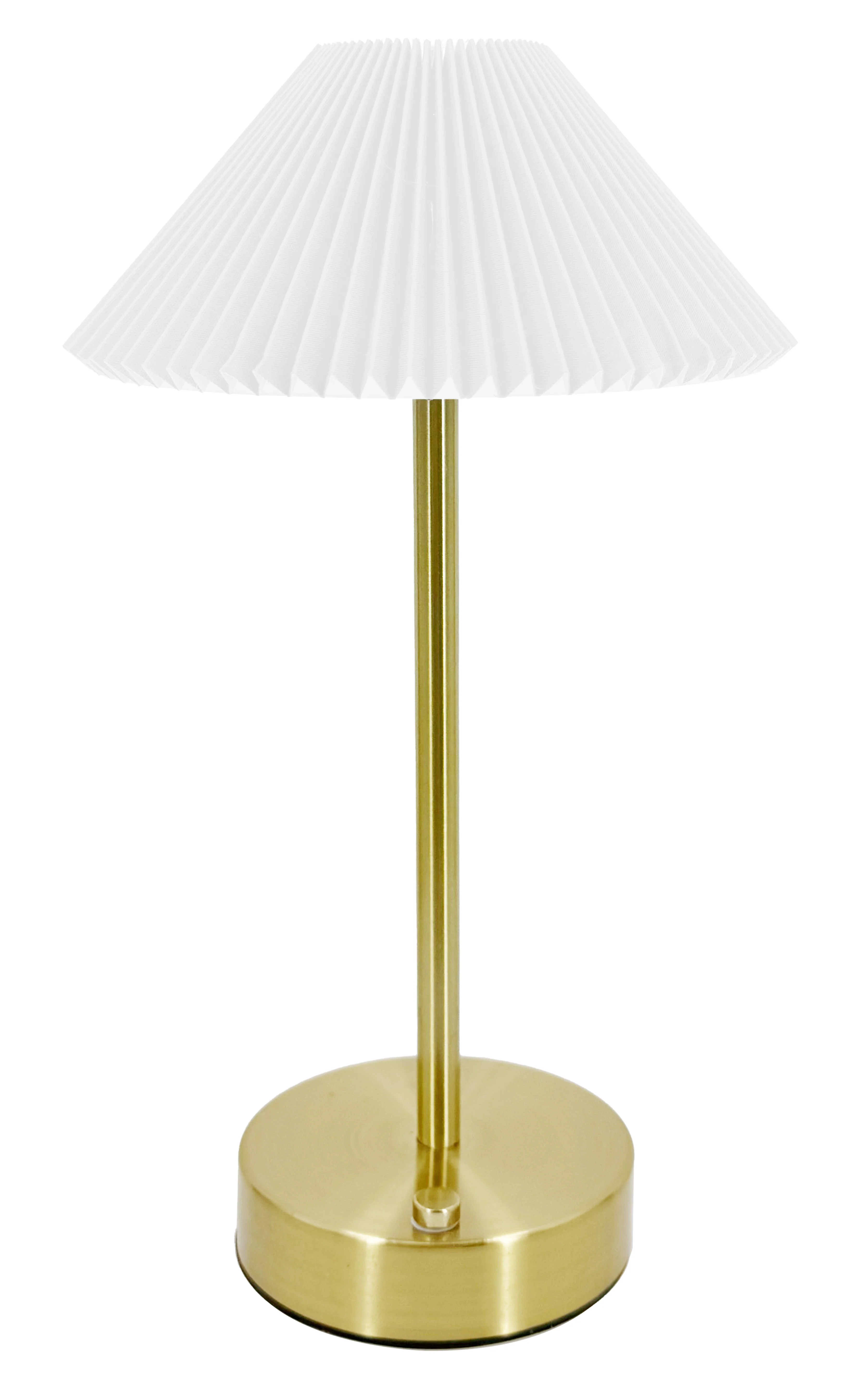 Lampa stołowa dotykowa Perinks LED złoto-biała