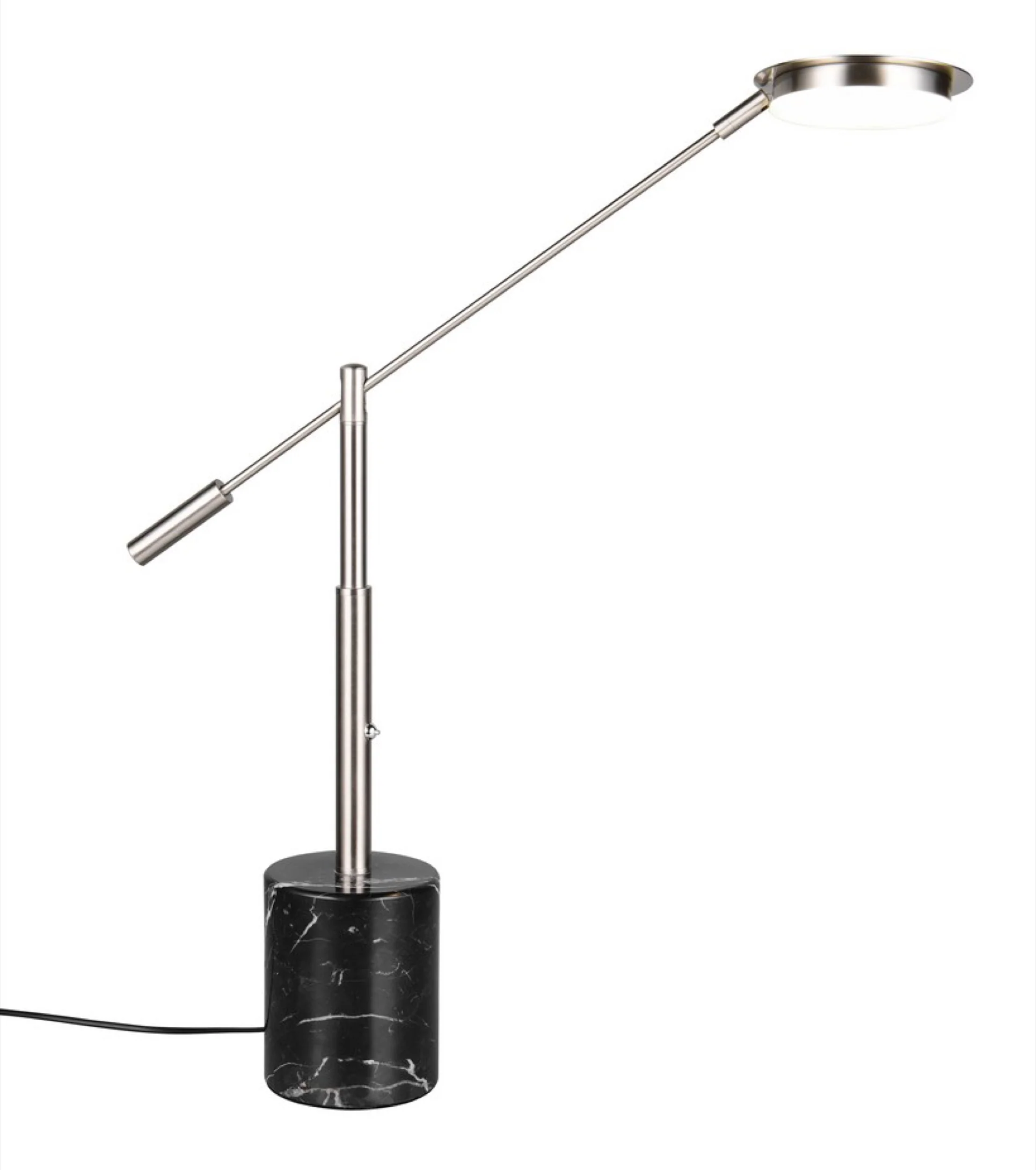 Lampa stołowa Fiore LED czarno-srebrna - Image 5