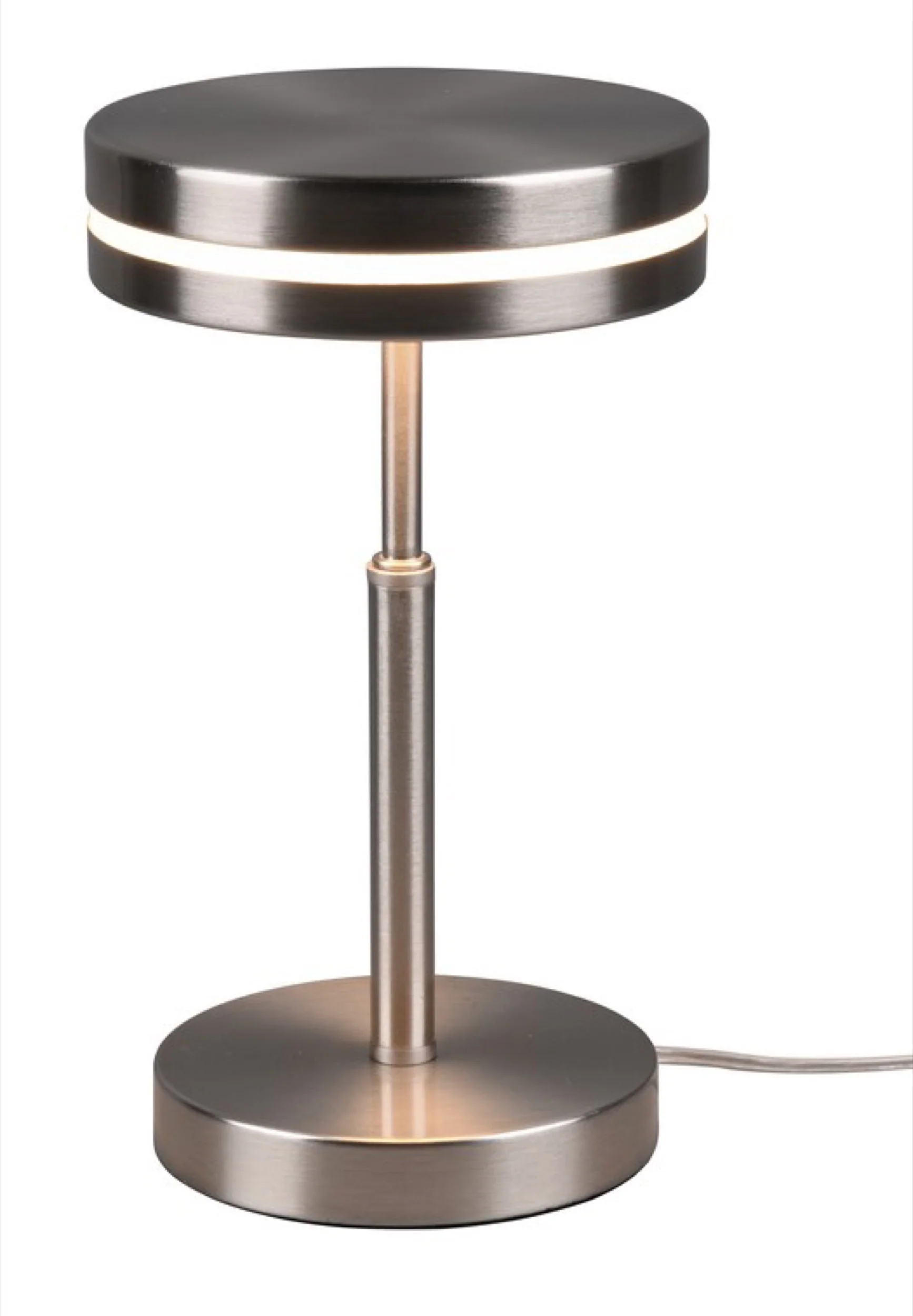 Lampa stołowa Franklin LED srebrna