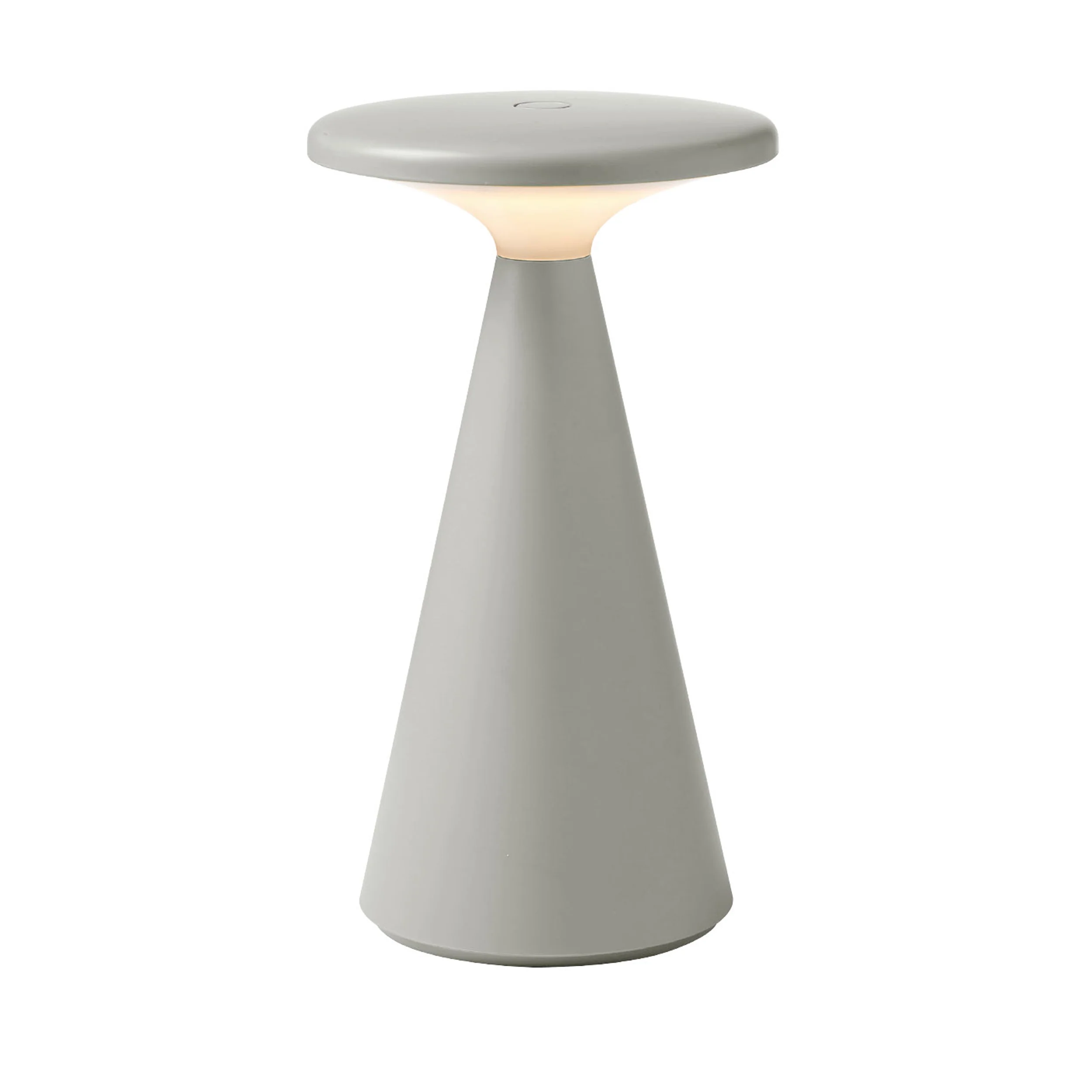 Lampa stołowa Funghi szara IP44