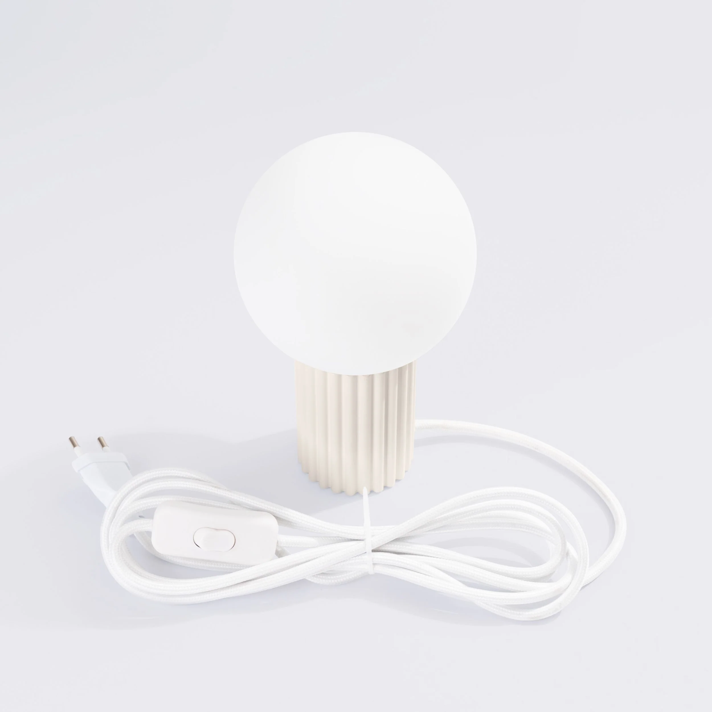 Lampa stołowa Halo beżowa - Image 6