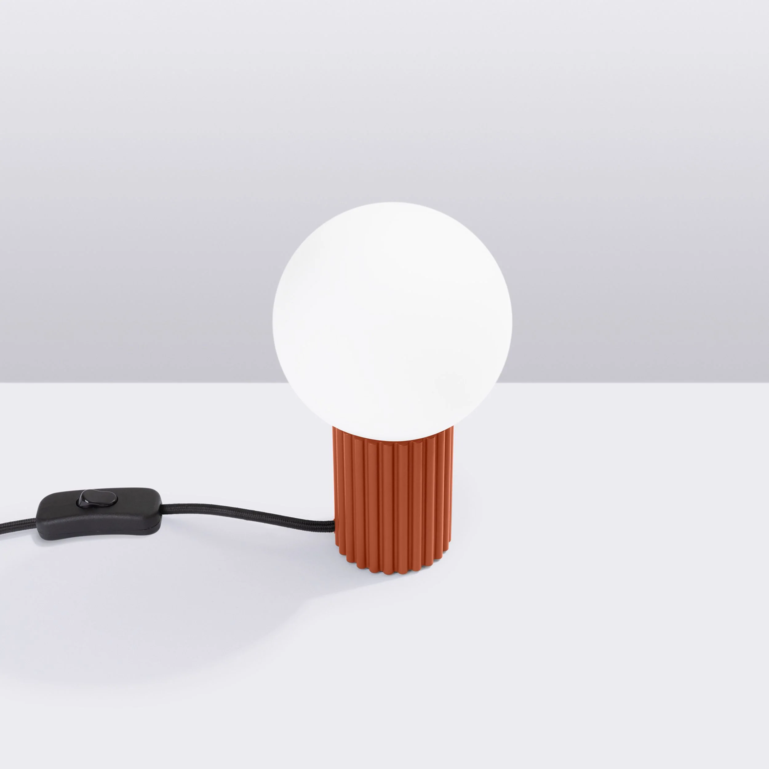 Lampa stołowa Halo ochra czerwona - Image 3