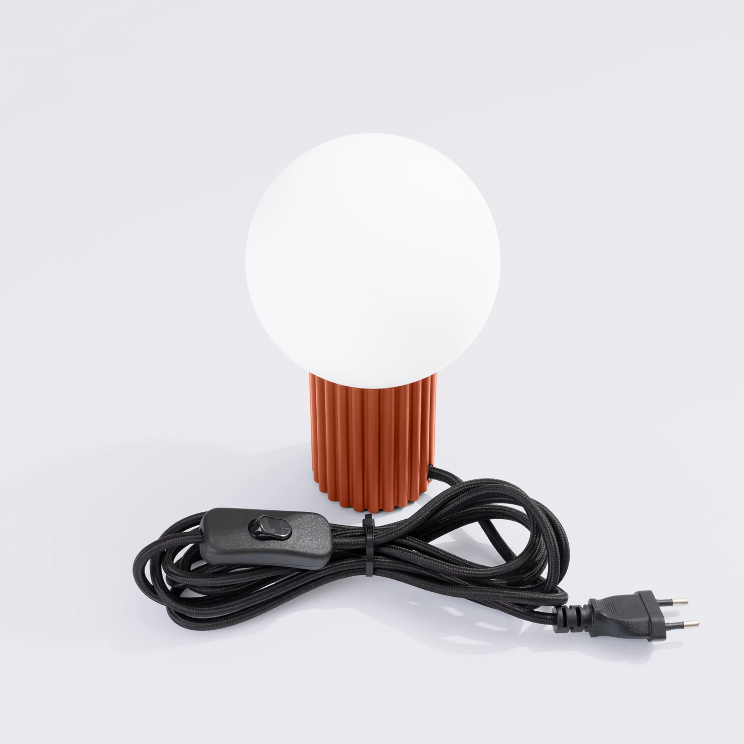 Lampa stołowa Halo ochra czerwona - Image 6