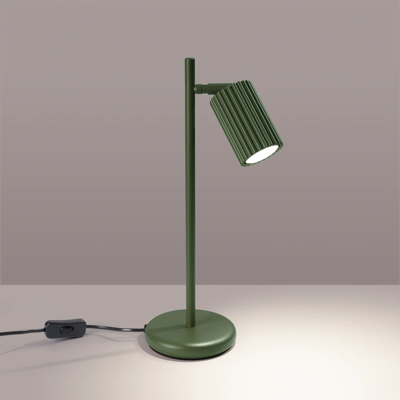 Lampa stołowa Karbon zielona - Image 4
