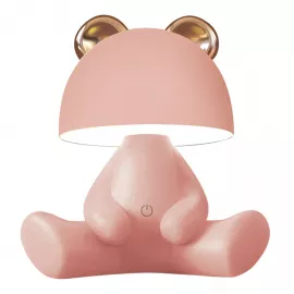 Lampa stołowa Króliczek różowa