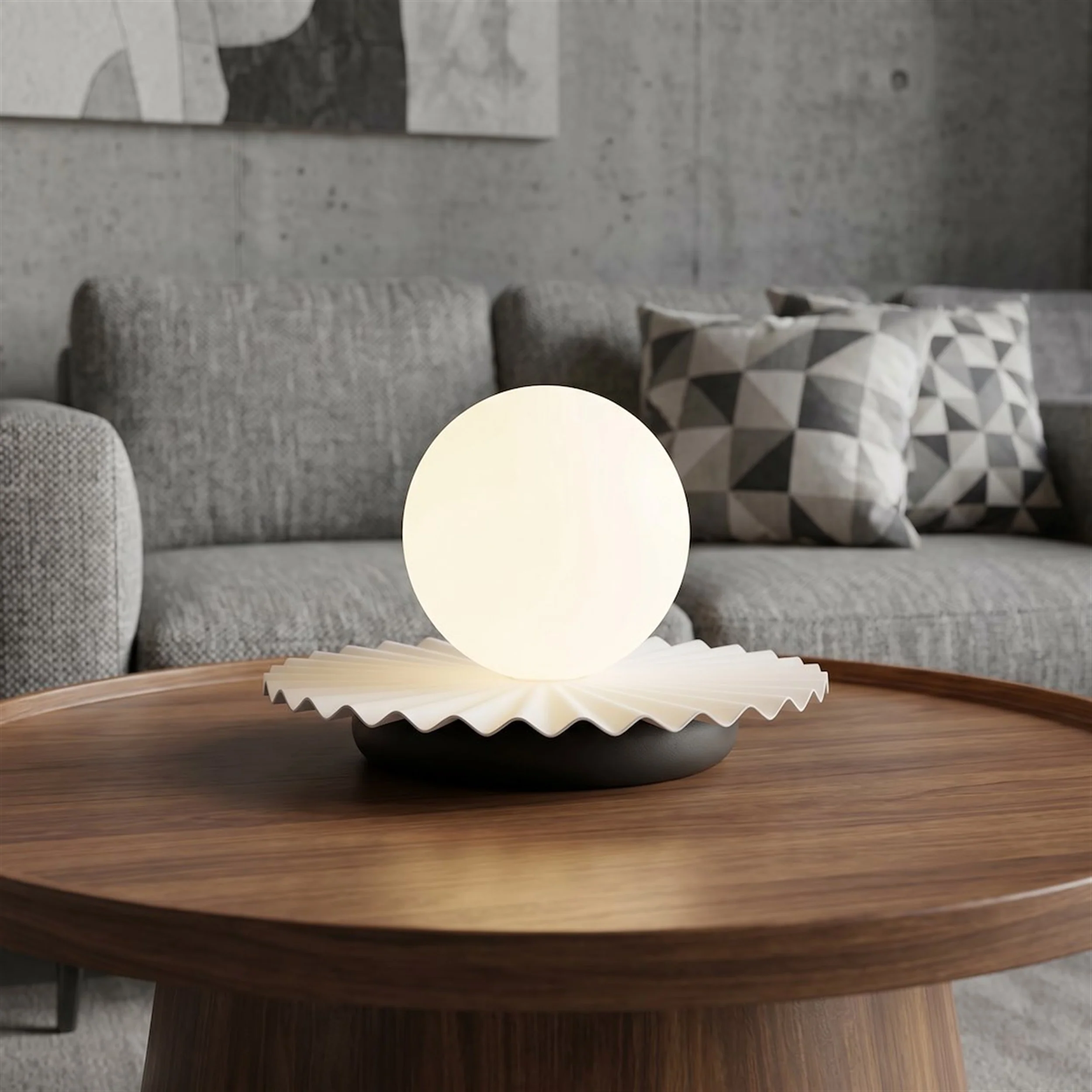 Lampa stołowa Umbra czerń/biel - Image 2