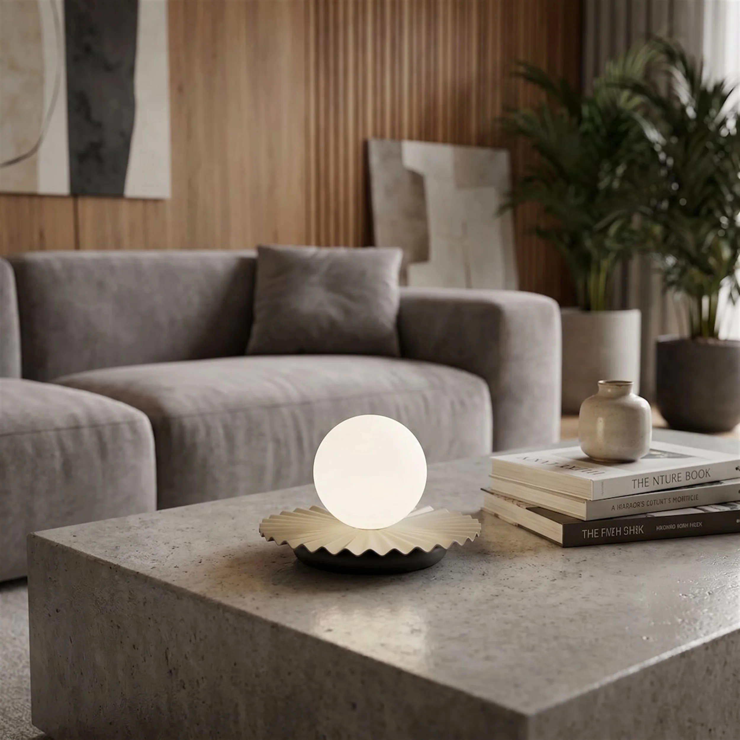 Lampa stołowa Umbra czerń/mokka - Image 4