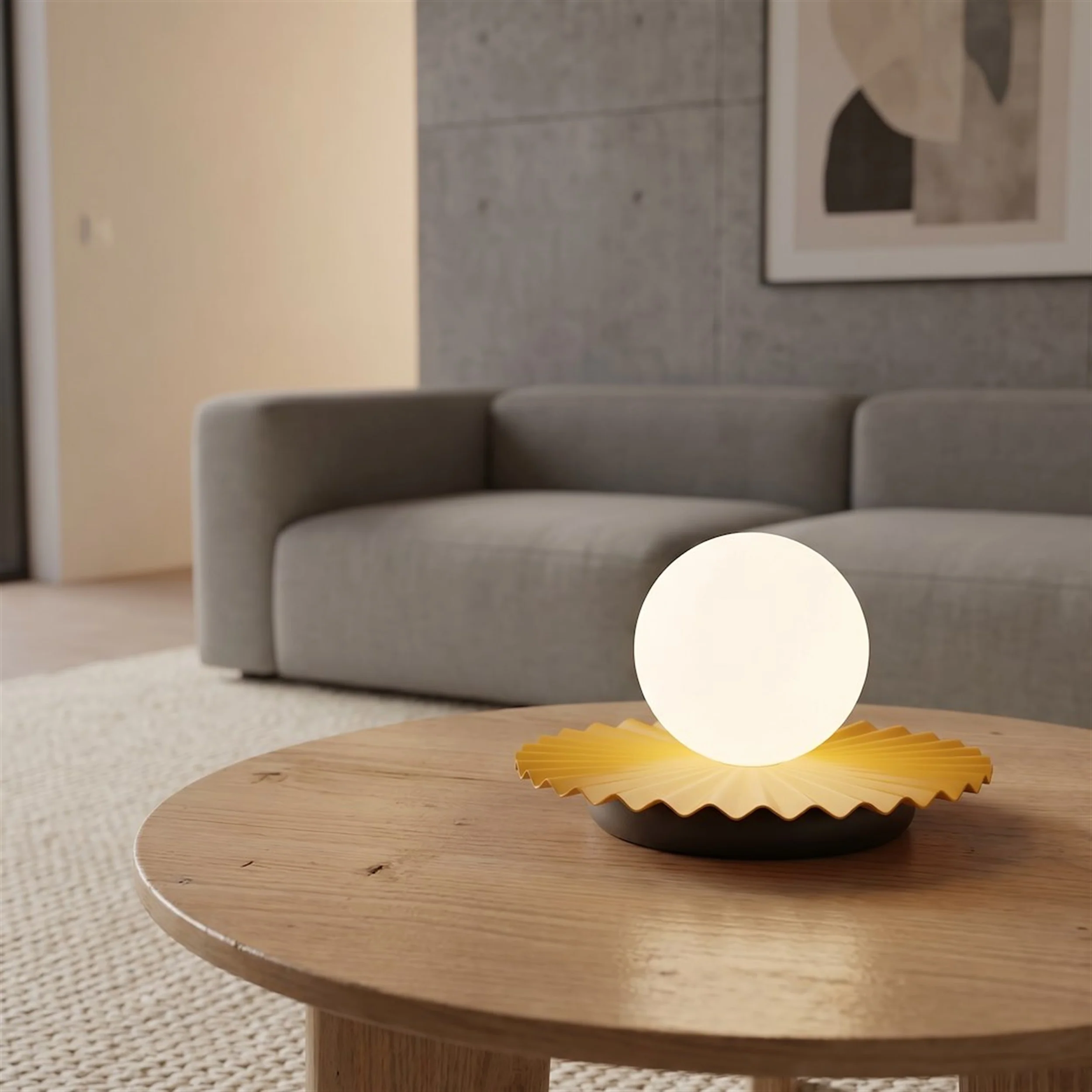 Lampa stołowa Umbra czerń/pomarańcz - Image 4