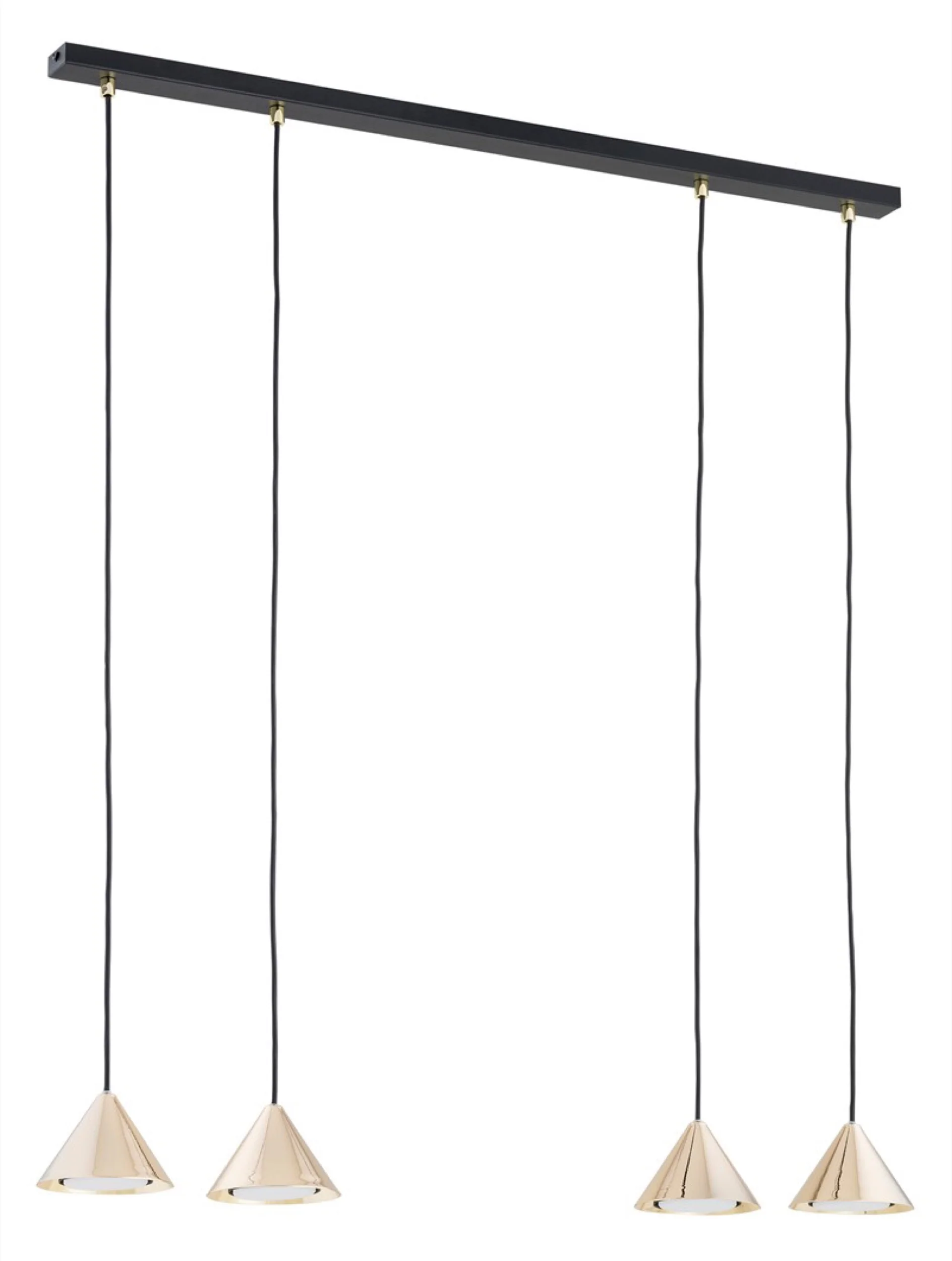 Lampa sufitowa Elit II x4 złota
