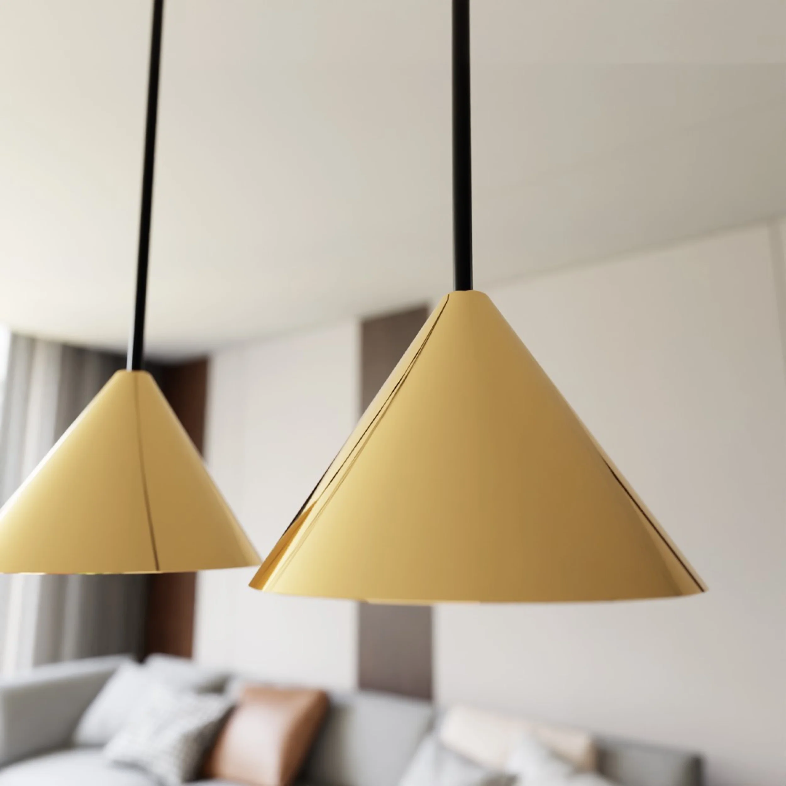 Lampa sufitowa Elit II x4 złota - Image 5