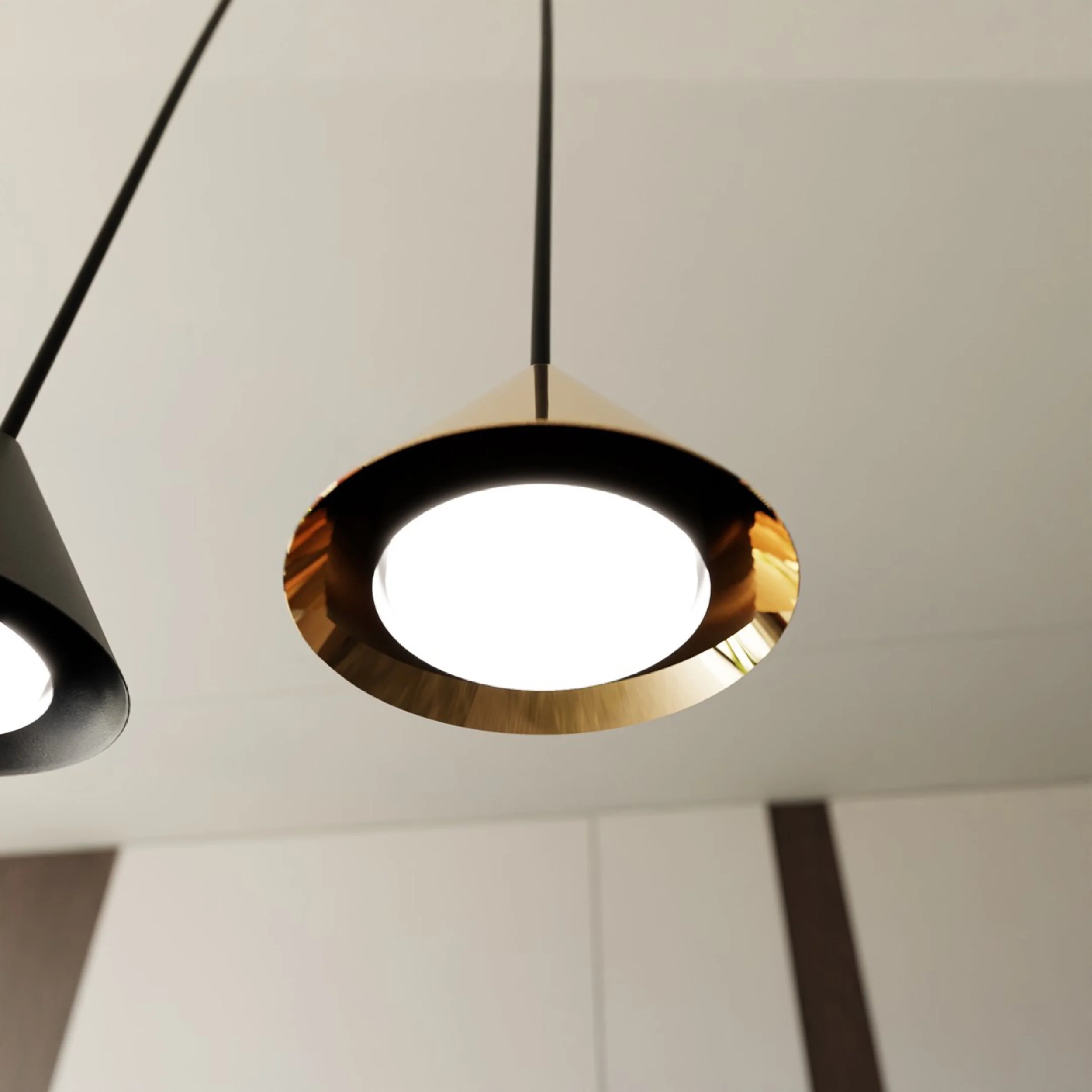 Lampa sufitowa Elit II x4 złota - Image 6