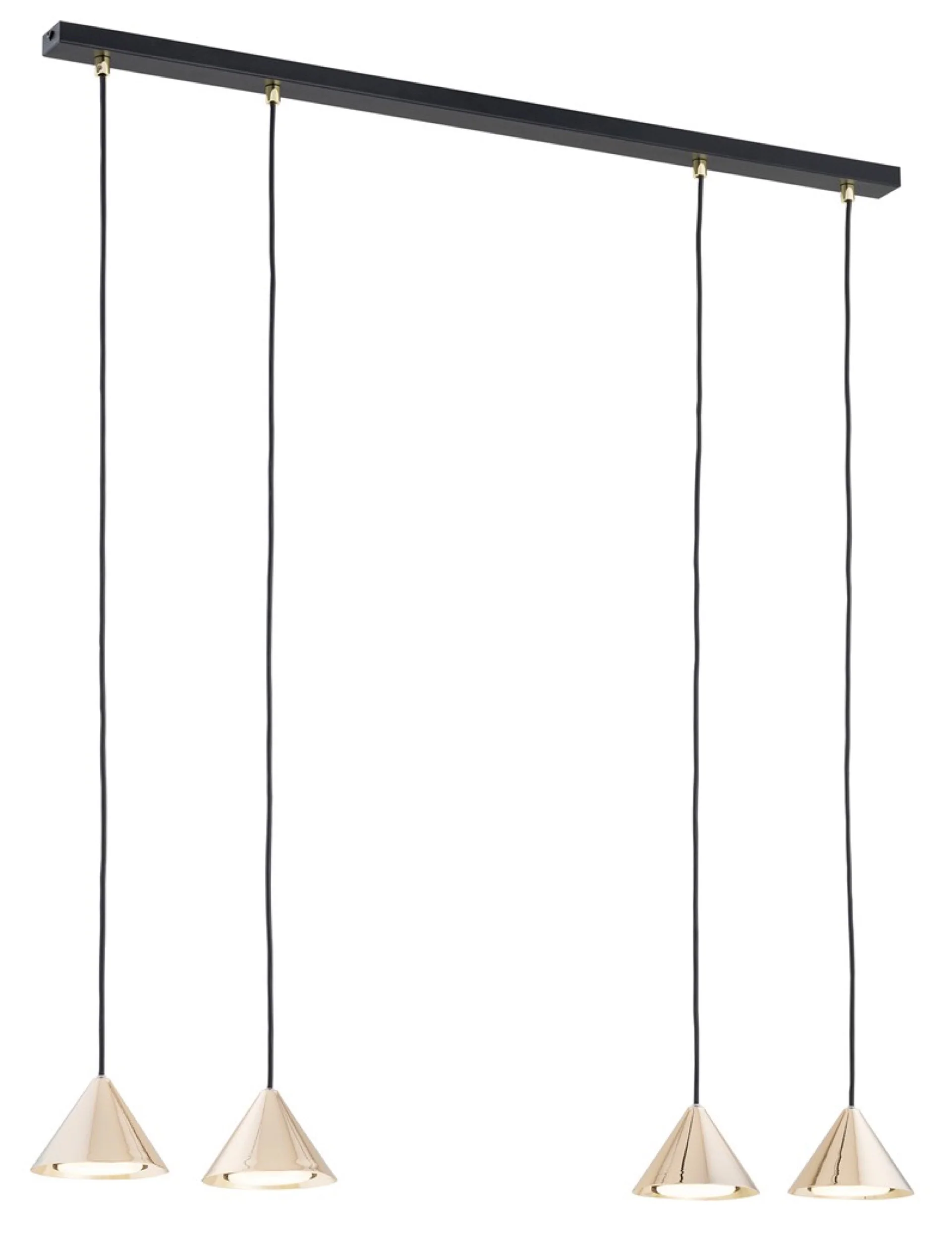 Lampa sufitowa Elit II x4 złota - Image 7