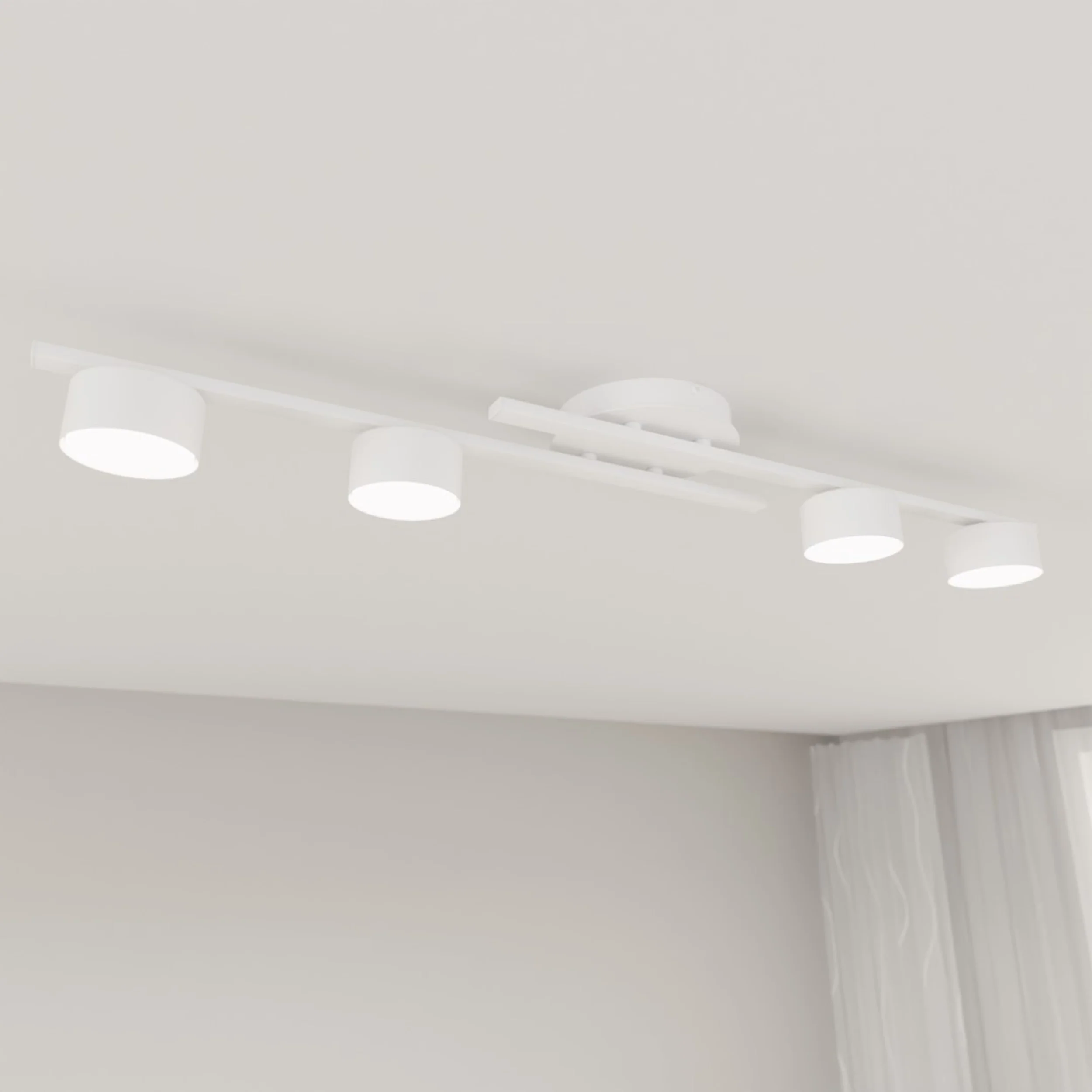 Lampa sufitowa Fragment x4 biała - Image 4