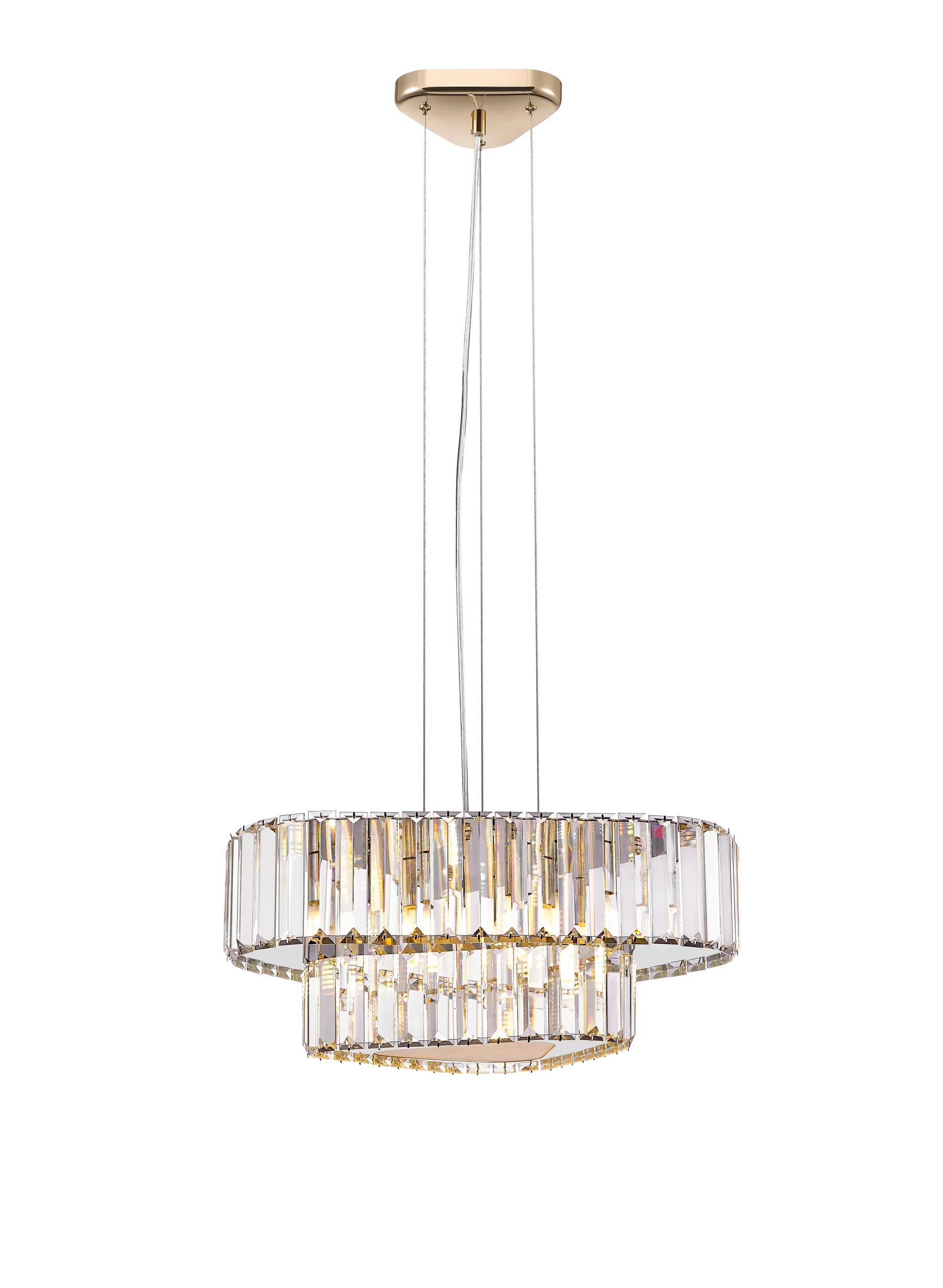 Lampa sufitowa Helios złota