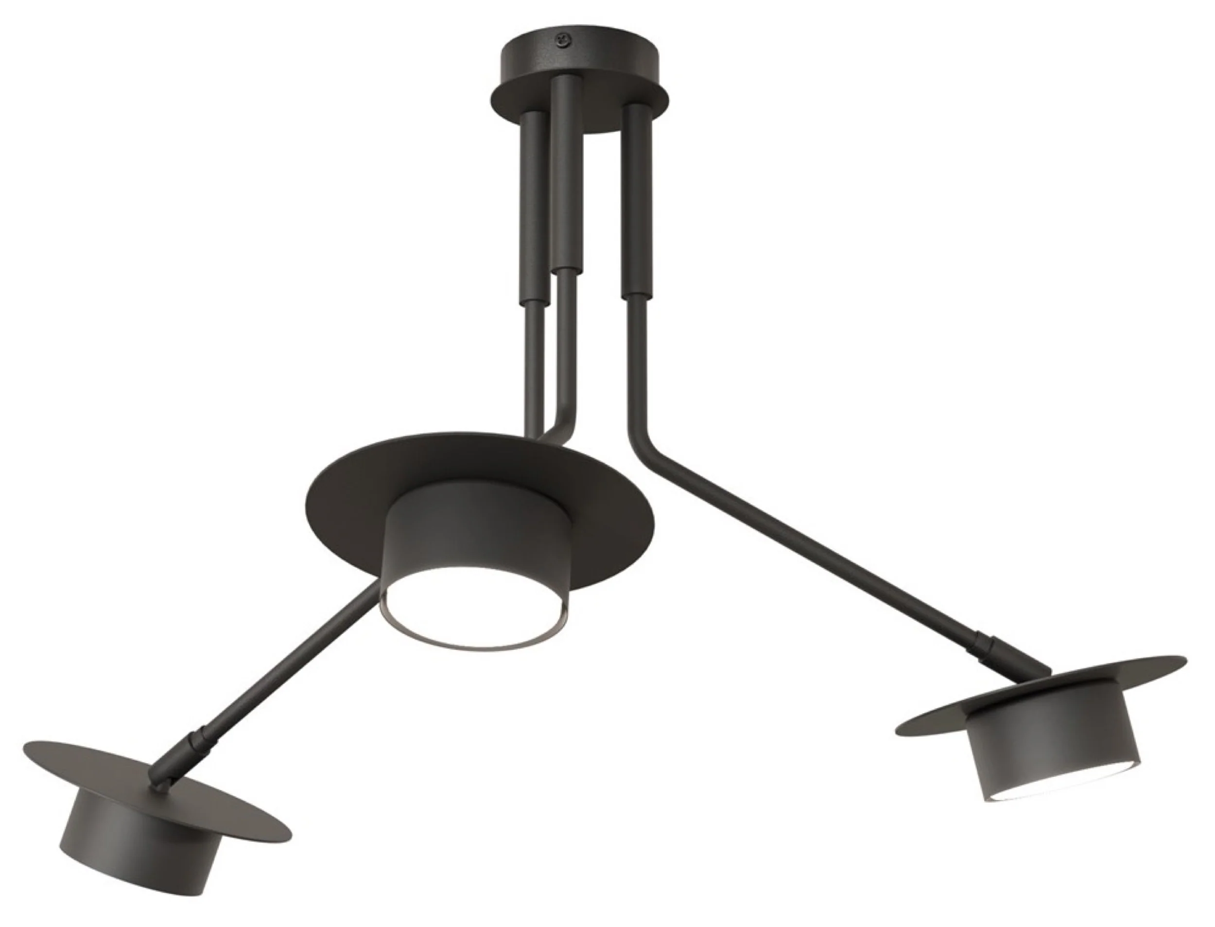 Lampa sufitowa Mizu x3 czarna - Image 5