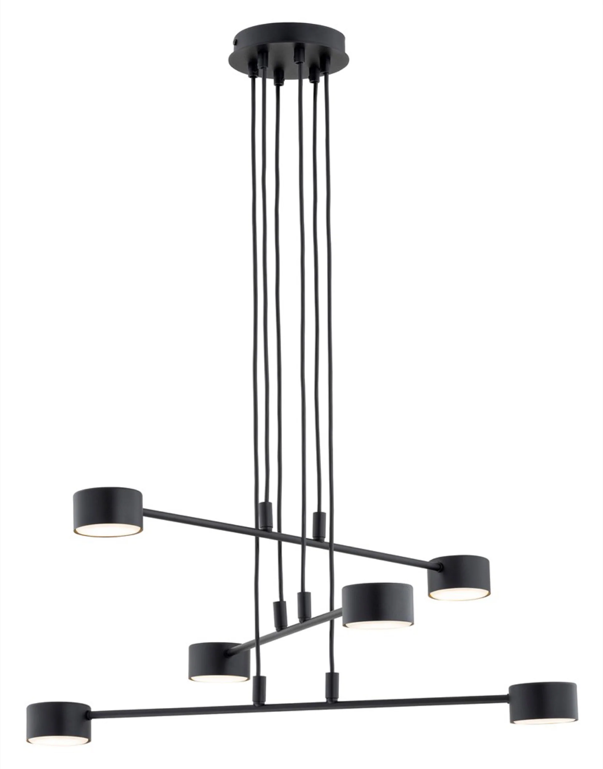 Lampa sufitowa Modus x6 czarna - Image 7
