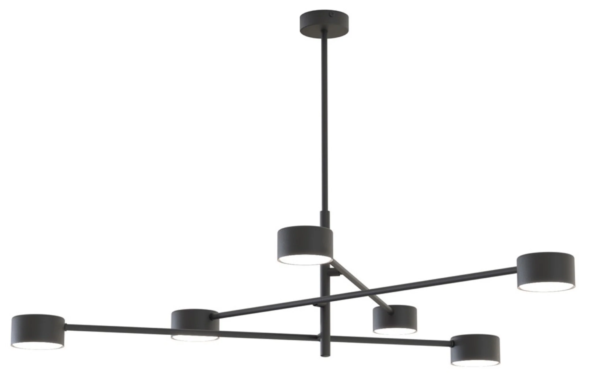 Lampa sufitowa Natsu x6 czarna - Image 4