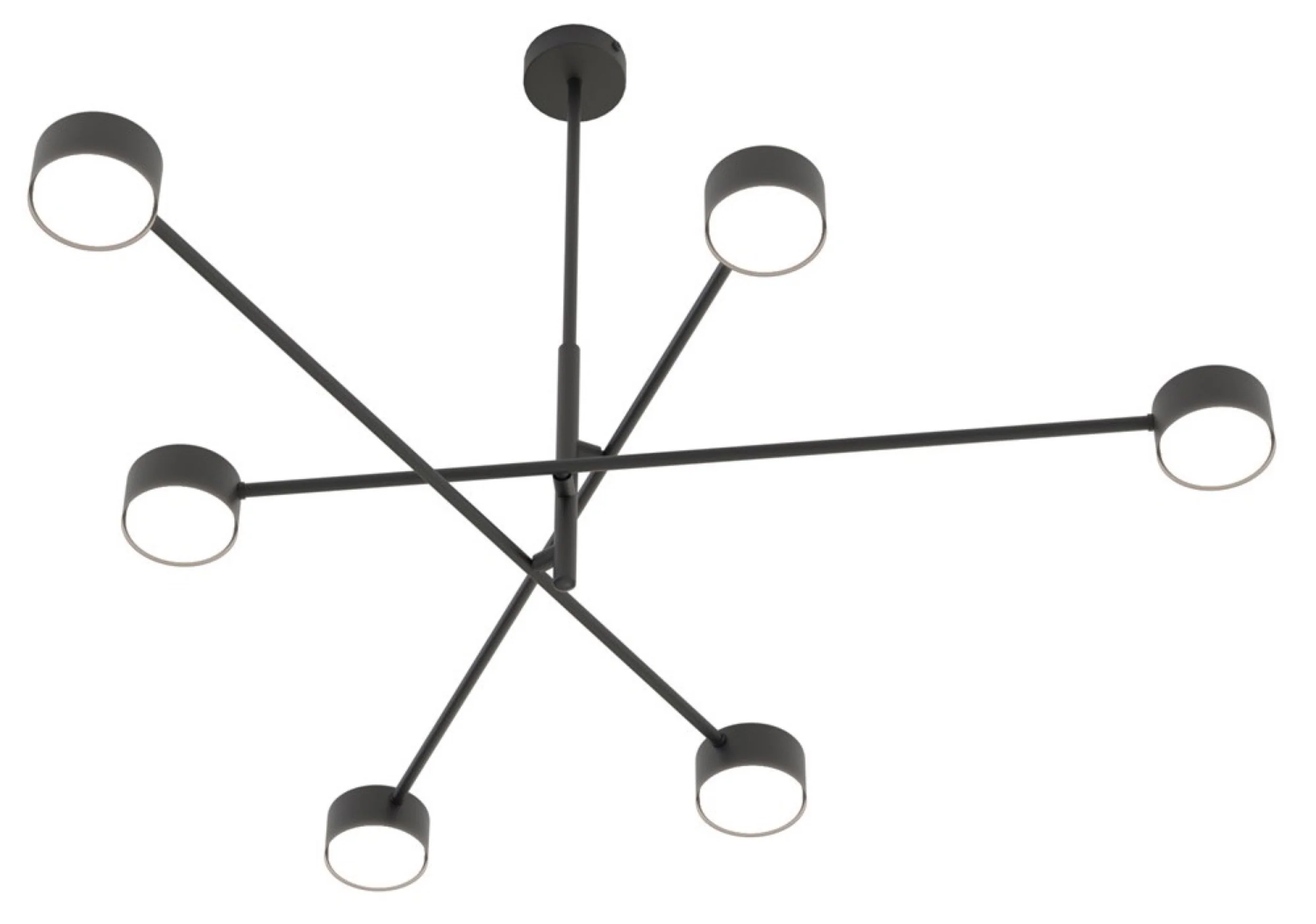 Lampa sufitowa Natsu x6 czarna - Image 5