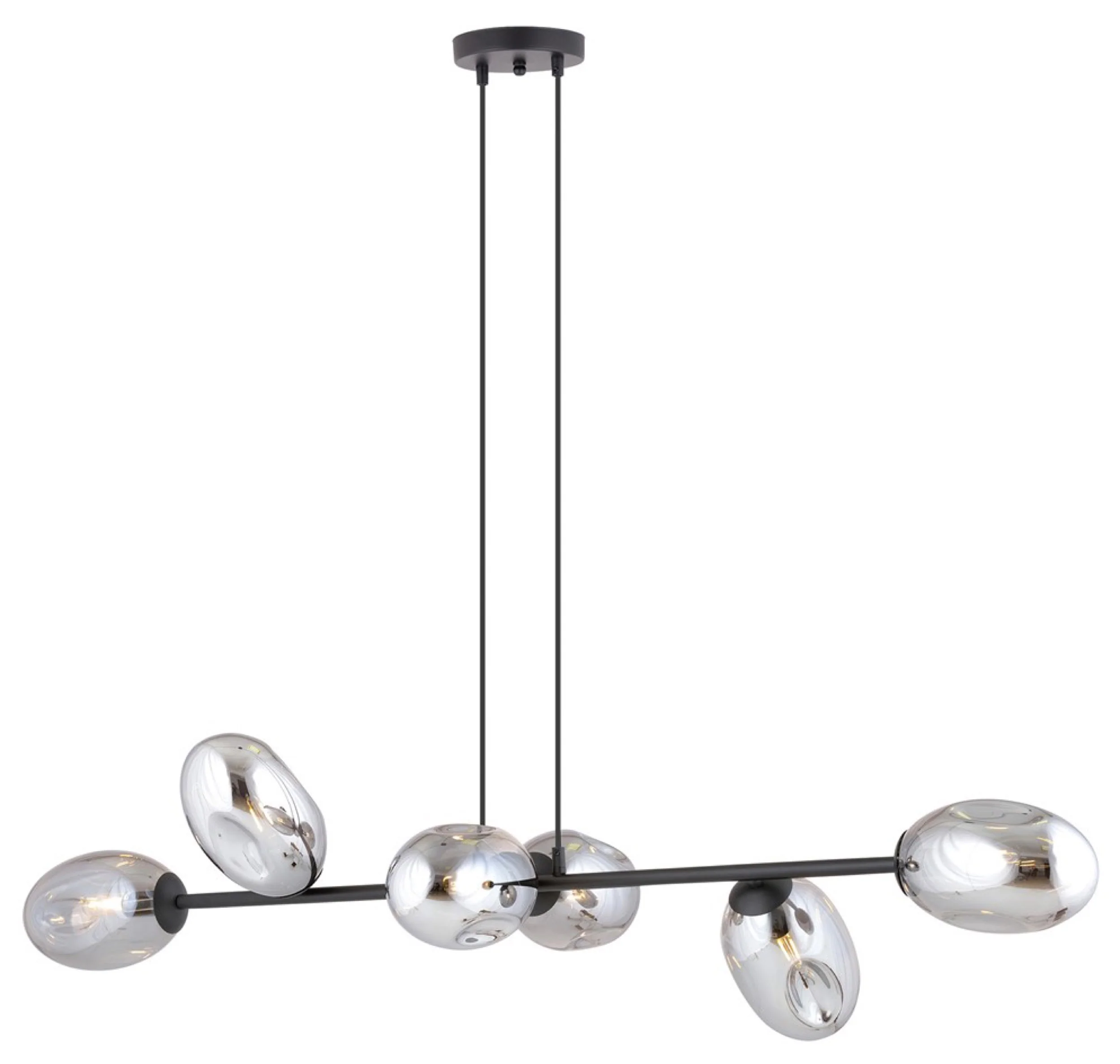 Lampa sufitowa Pandora x6 czarno-szara - Image 4