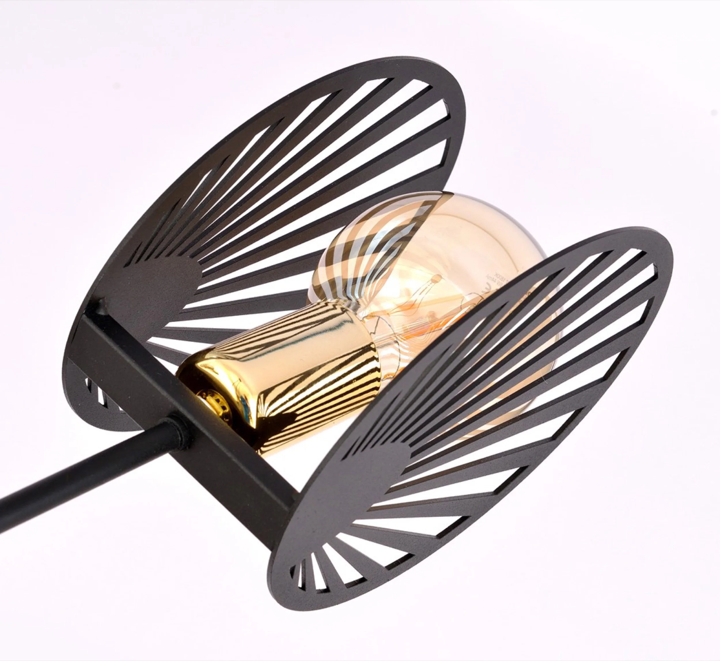 Lampa sufitowa Playa x2 czarna - Image 4